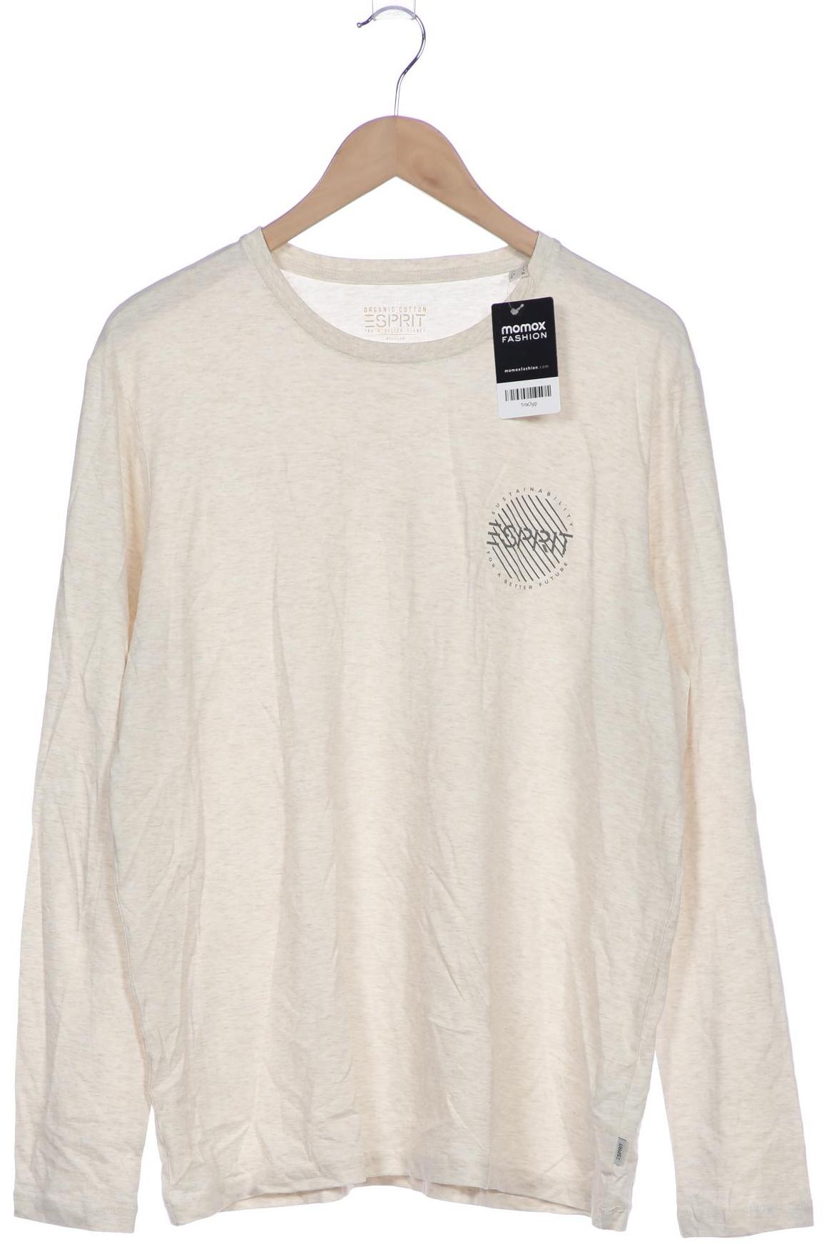 

edc by Esprit Herren Langarmshirt, cremeweiß, Gr. 52
