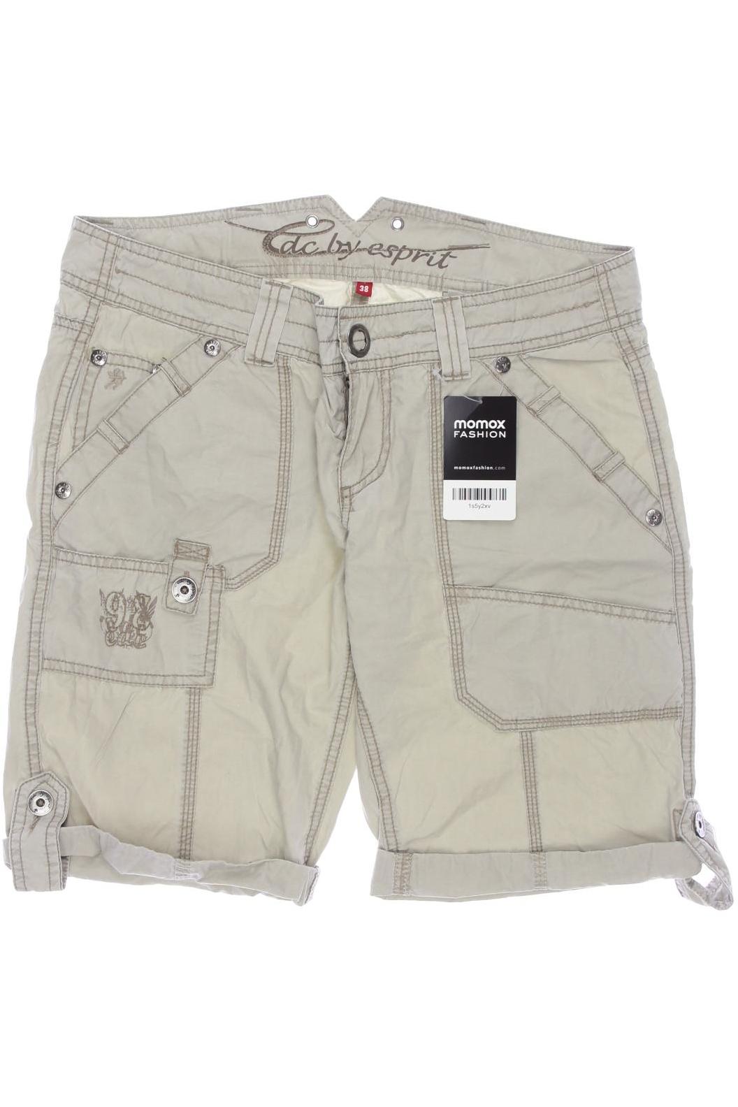 

edc by Esprit Damen Shorts, beige, Gr. 38