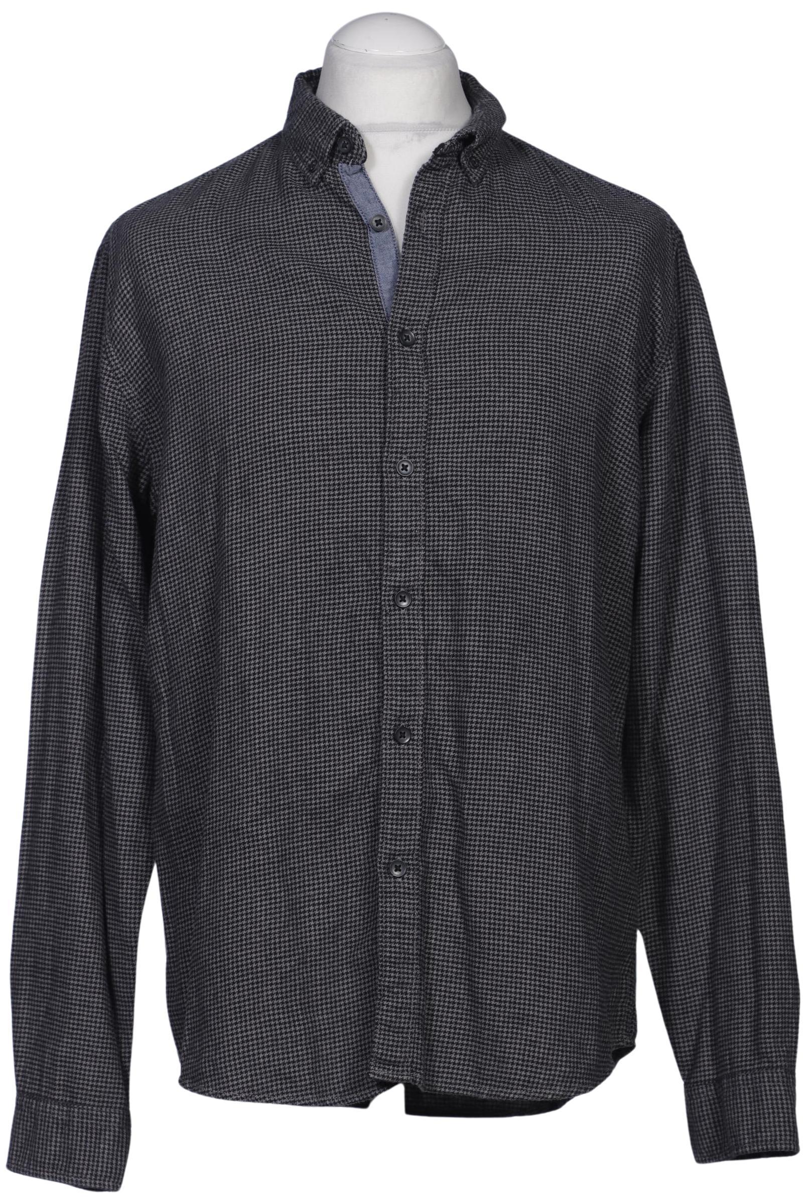 

edc by Esprit Herren Hemd, grau, Gr. 52