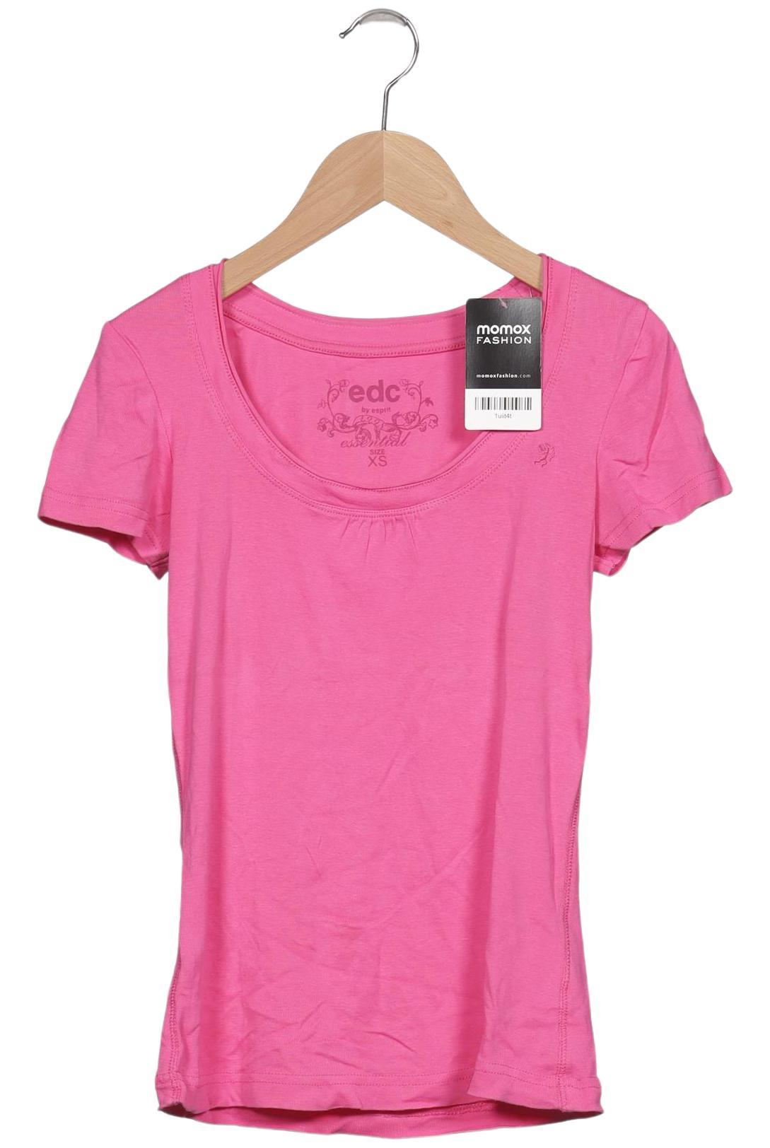 

edc by Esprit Damen T-Shirt, pink, Gr. 34