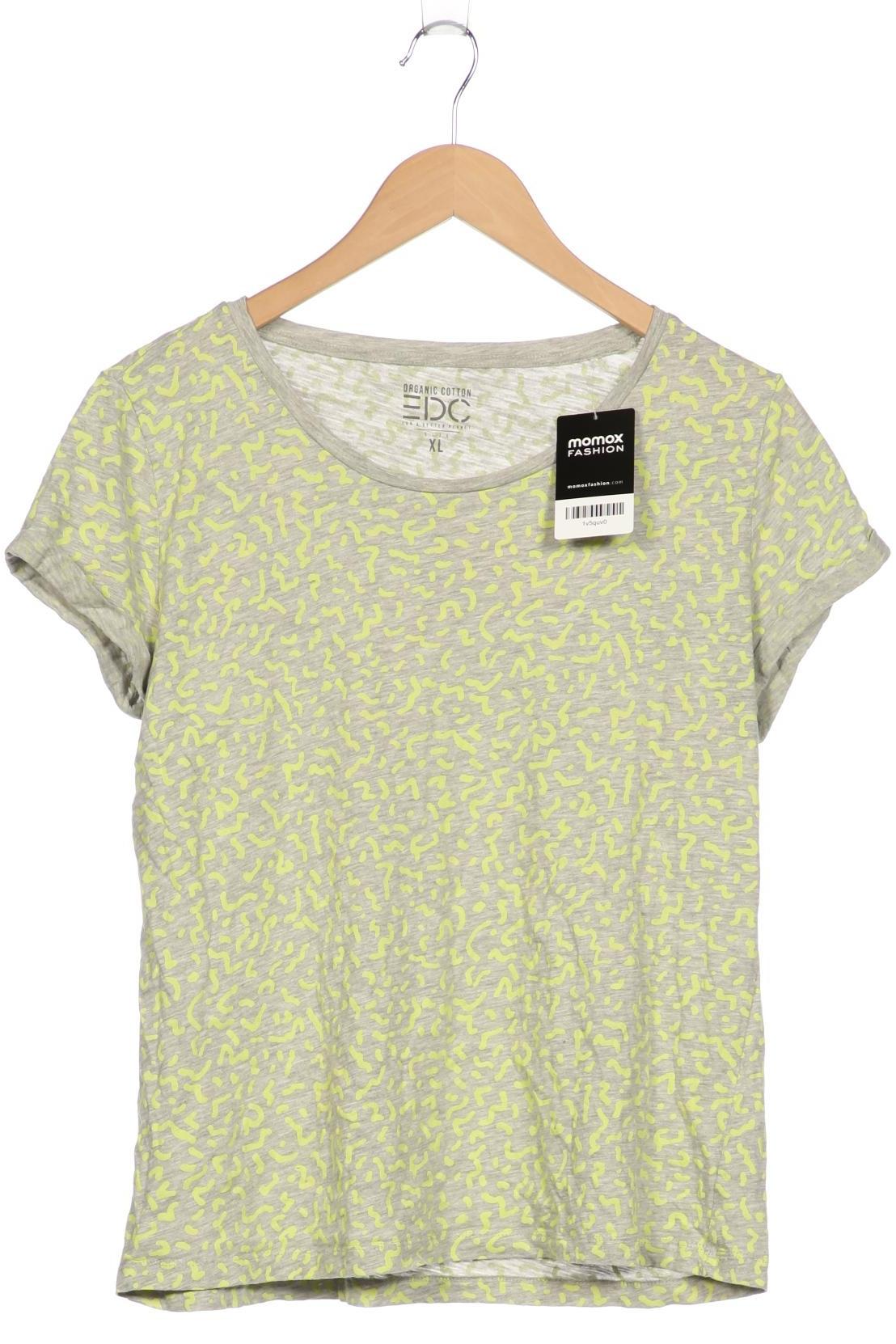 

edc by Esprit Damen T-Shirt, grau, Gr. 44
