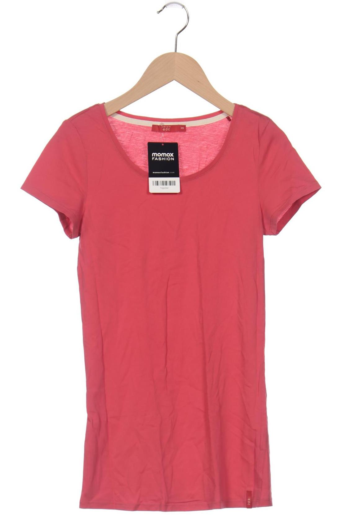 

edc by Esprit Damen T-Shirt, pink, Gr. 34