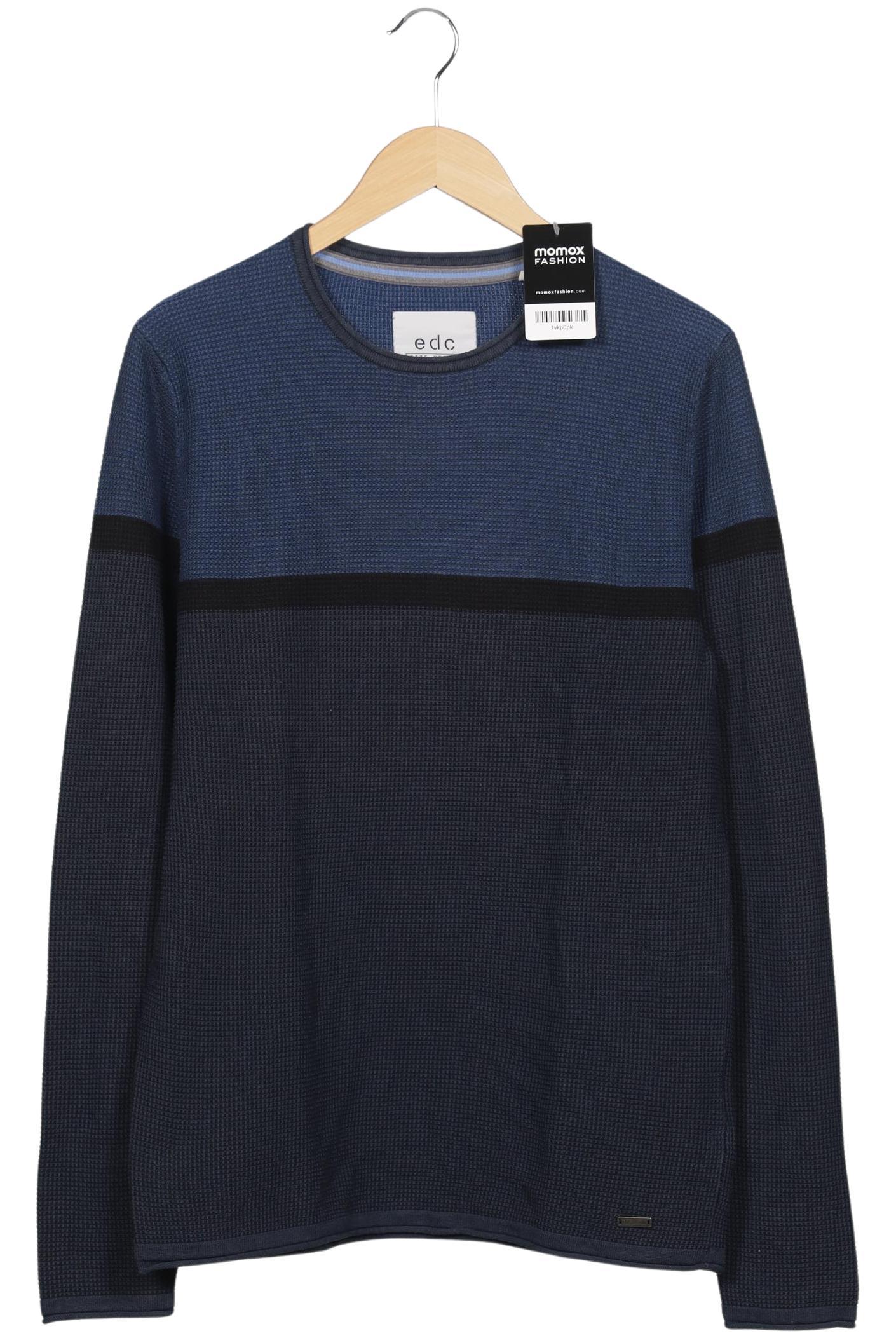 

edc by Esprit Herren Pullover, marineblau, Gr. 48