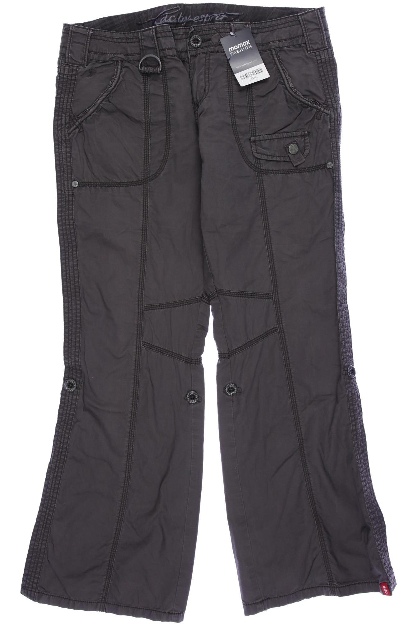 

edc by Esprit Damen Stoffhose, grau, Gr. 40