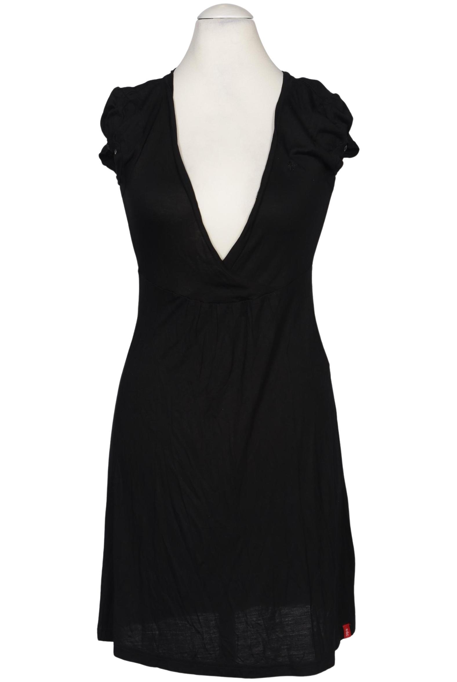 

edc by Esprit Damen Kleid, schwarz, Gr. 38