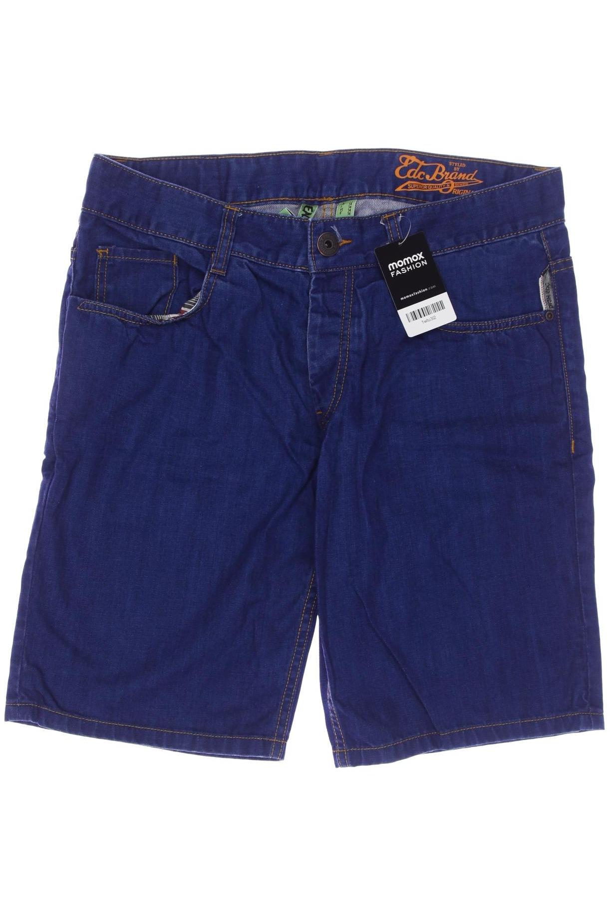 

edc by Esprit Herren Shorts, blau, Gr. 34