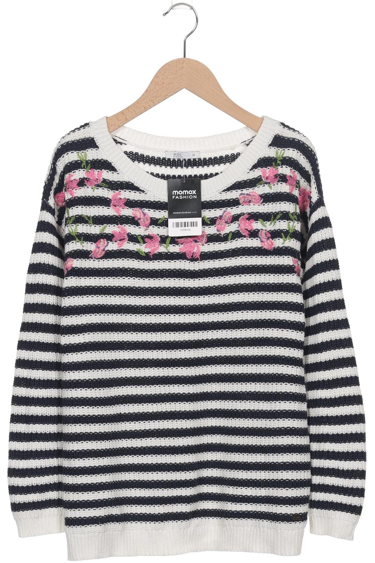 

edc by Esprit Damen Pullover, marineblau, Gr. 34