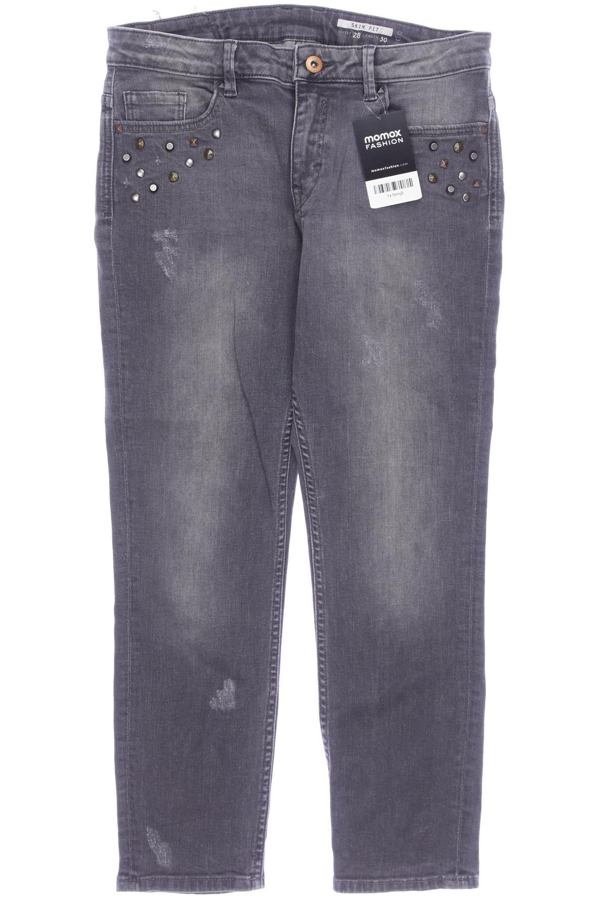 

edc by Esprit Damen Jeans, grau, Gr. 28