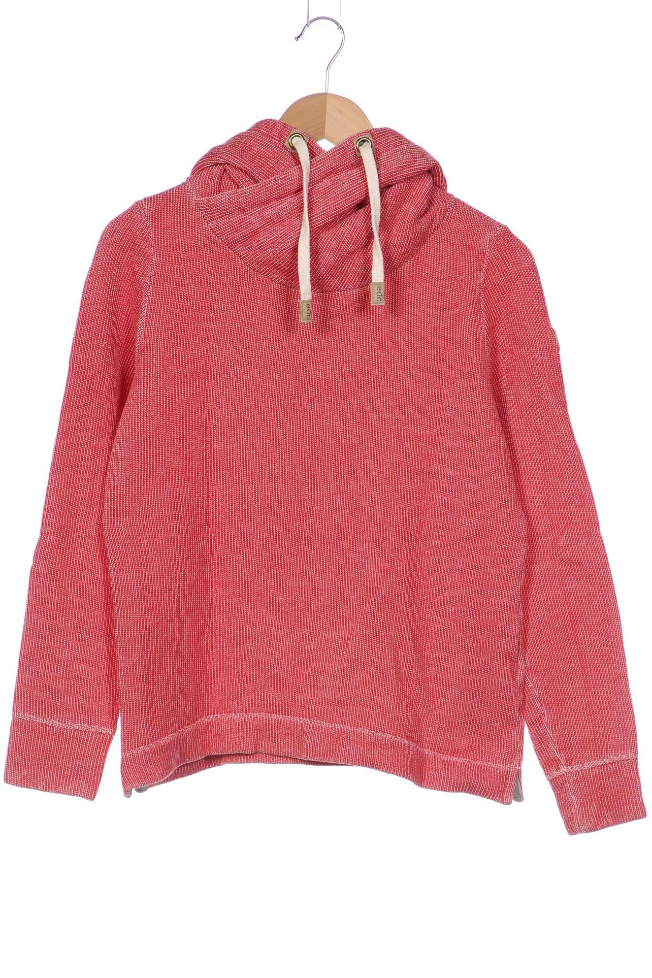 

edc by Esprit Damen Kapuzenpullover, rot, Gr. 36