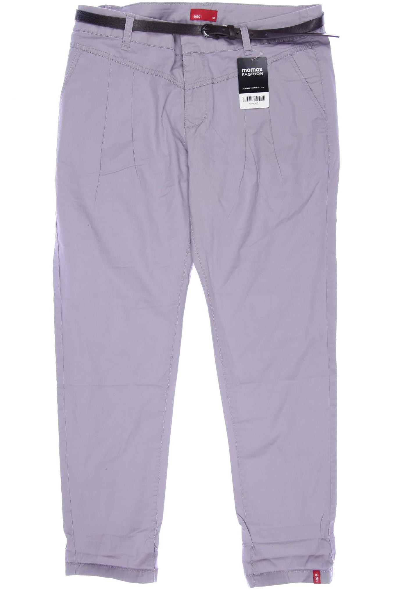 

edc by Esprit Damen Stoffhose, flieder