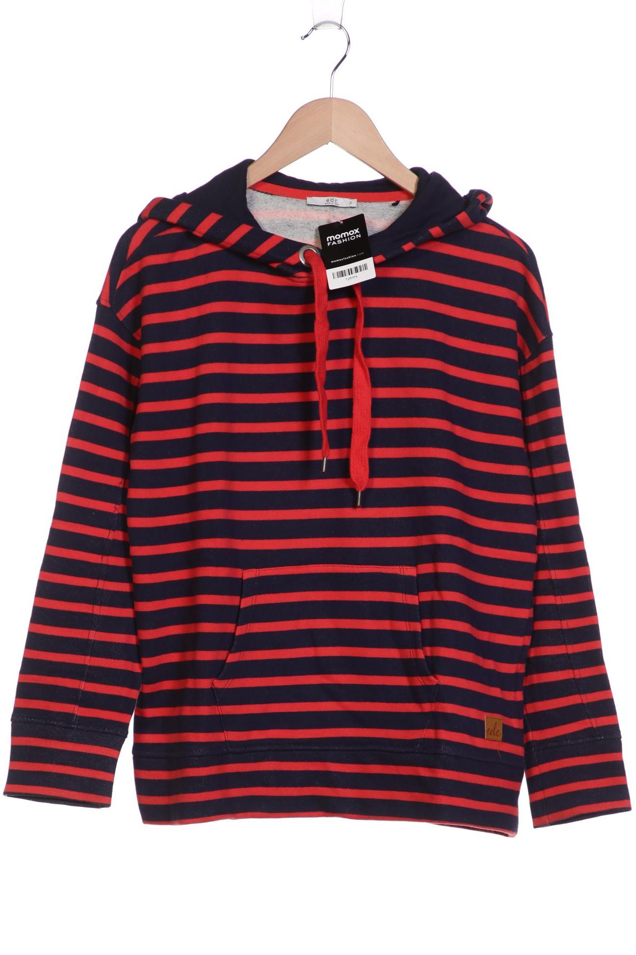 

edc by Esprit Damen Kapuzenpullover, marineblau, Gr. 36
