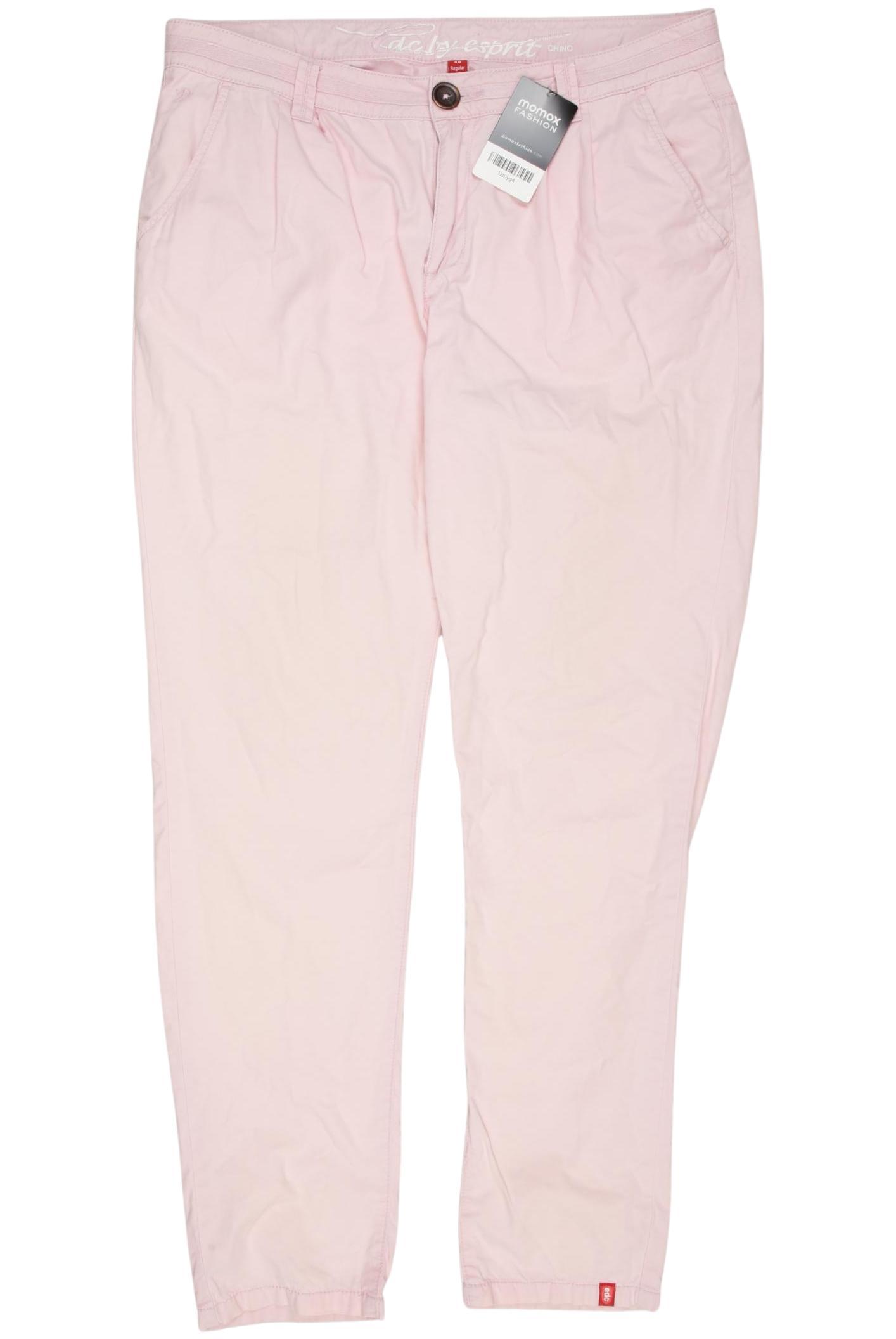 

edc by Esprit Damen Stoffhose, pink, Gr. 40