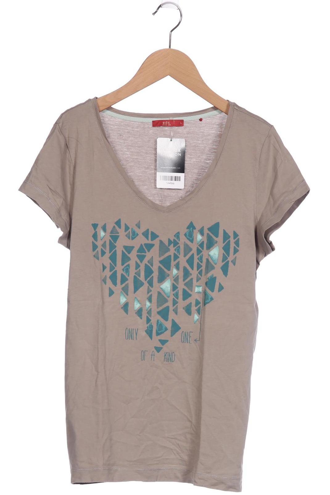 

edc by Esprit Damen T-Shirt, beige
