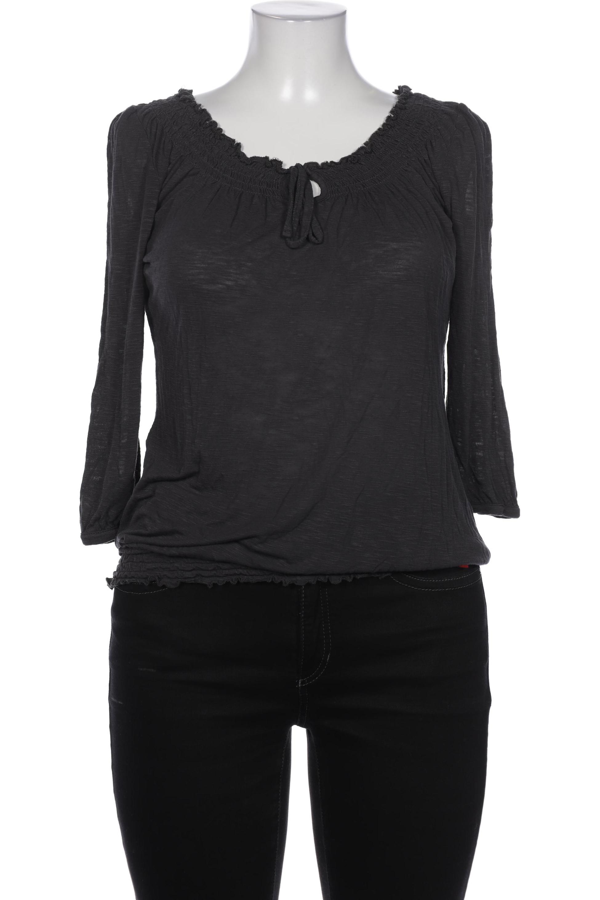 

edc by Esprit Damen Langarmshirt, grau, Gr. 44