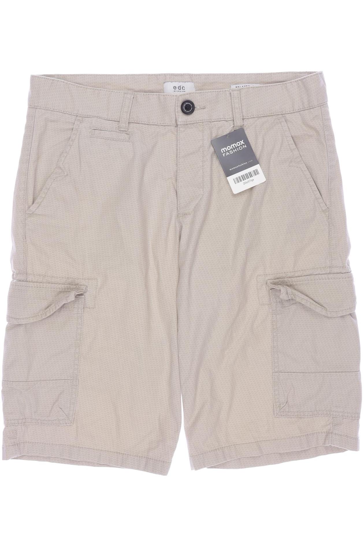 

edc by Esprit Herren Shorts, beige, Gr. 32