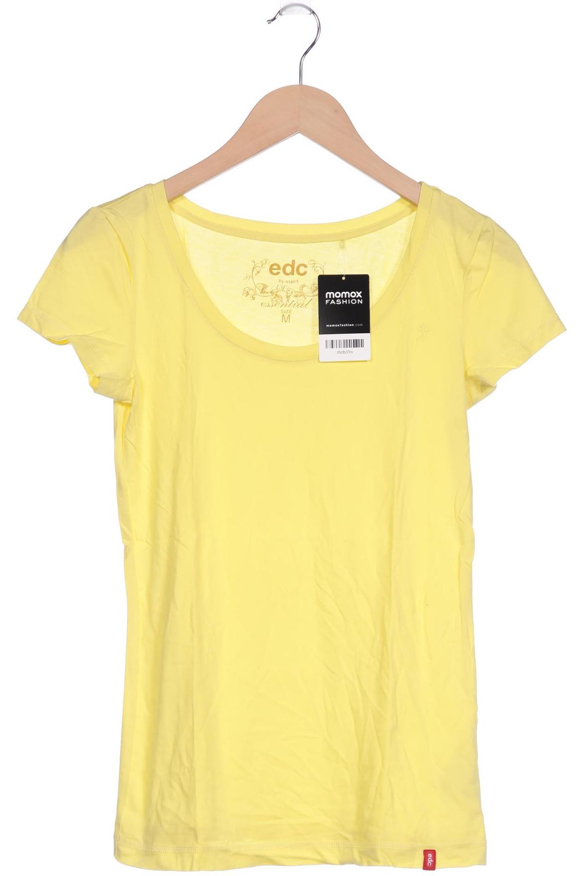 

edc by Esprit Damen T-Shirt, gelb, Gr. 38