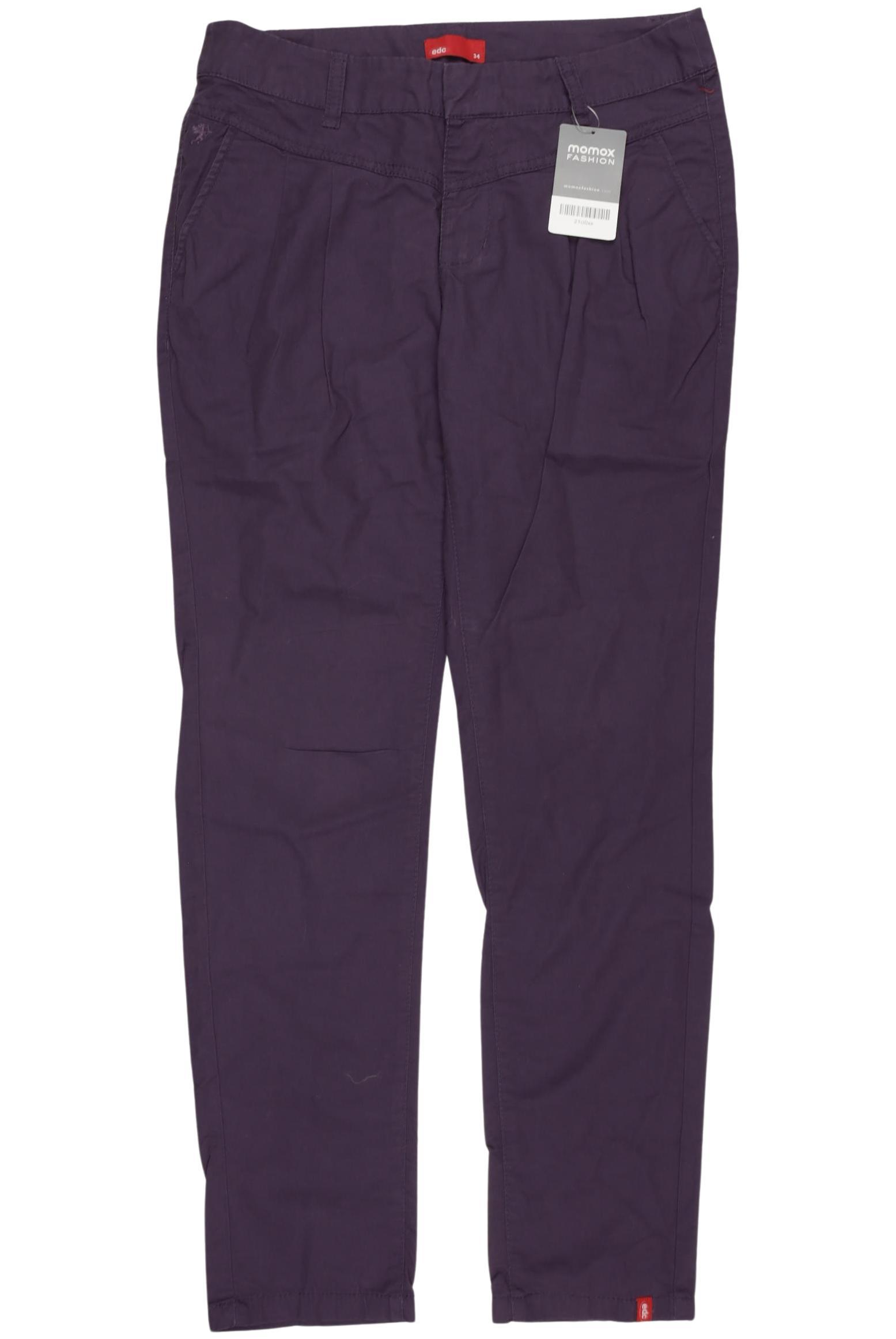 

edc by Esprit Damen Stoffhose, flieder, Gr. 34