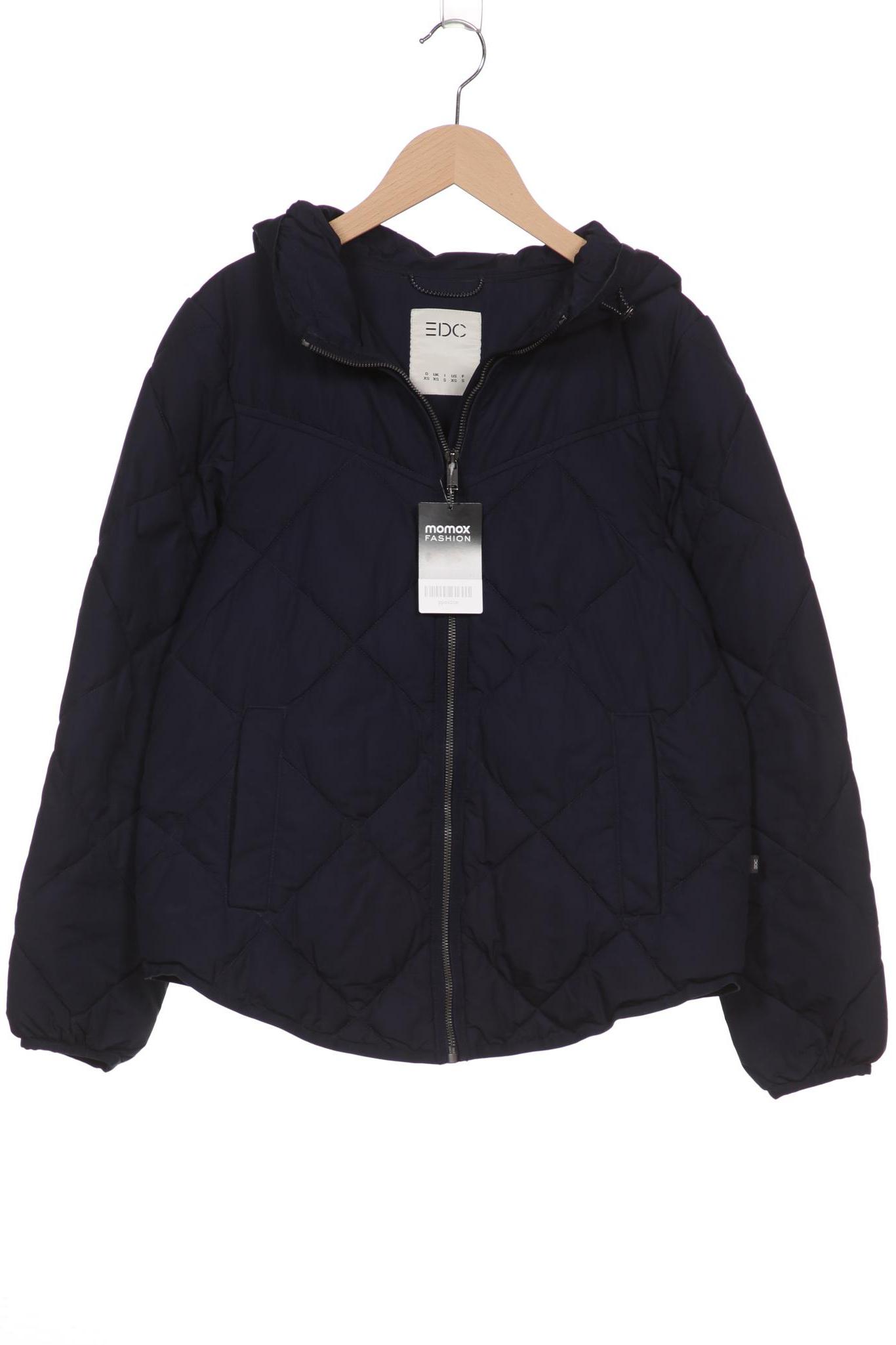 

edc by Esprit Damen Jacke, marineblau, Gr. 34