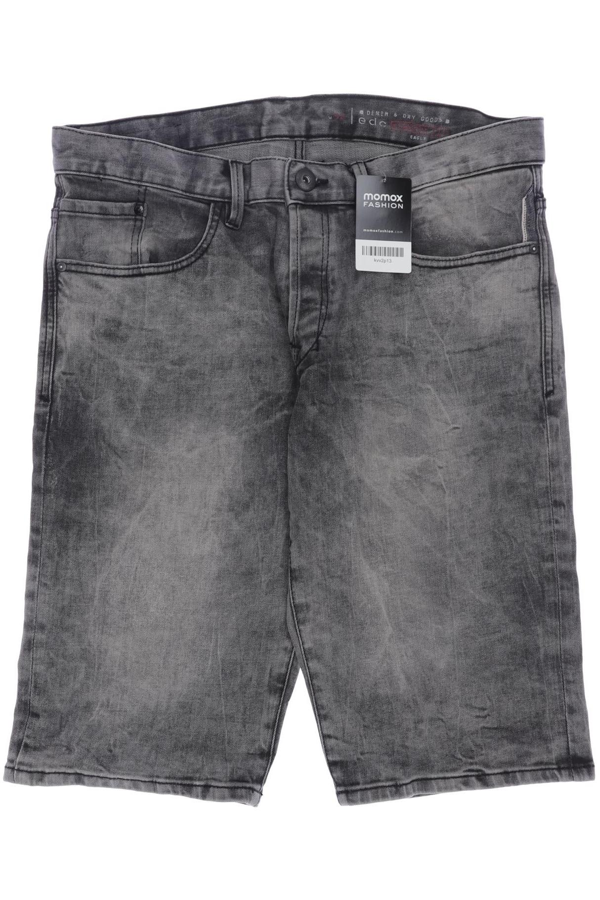 

edc by Esprit Herren Shorts, grau, Gr. 32