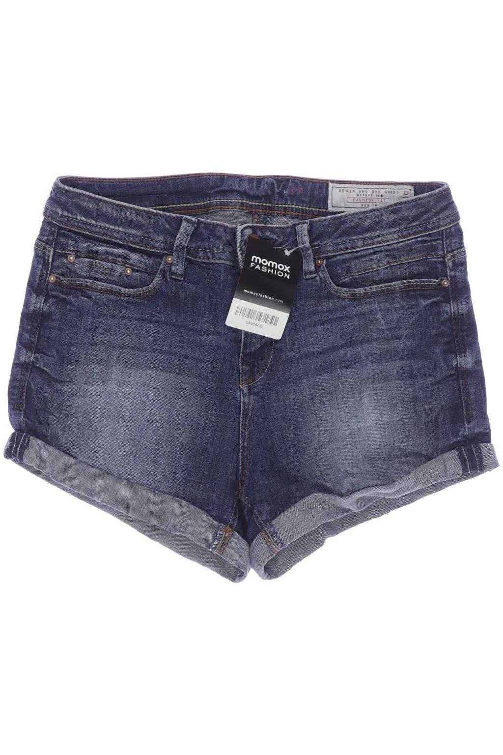 

edc by Esprit Damen Shorts, blau, Gr. 28