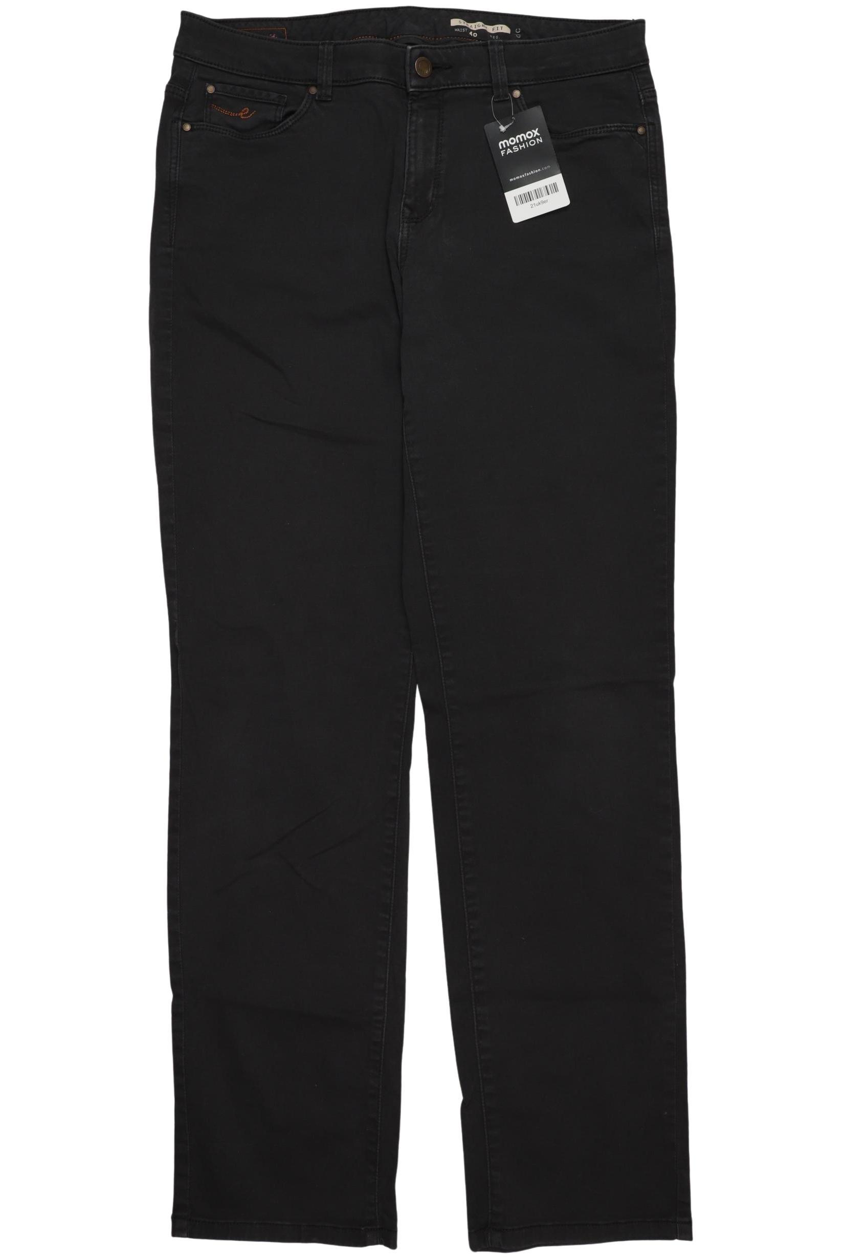 

edc by Esprit Damen Stoffhose, schwarz, Gr. 40