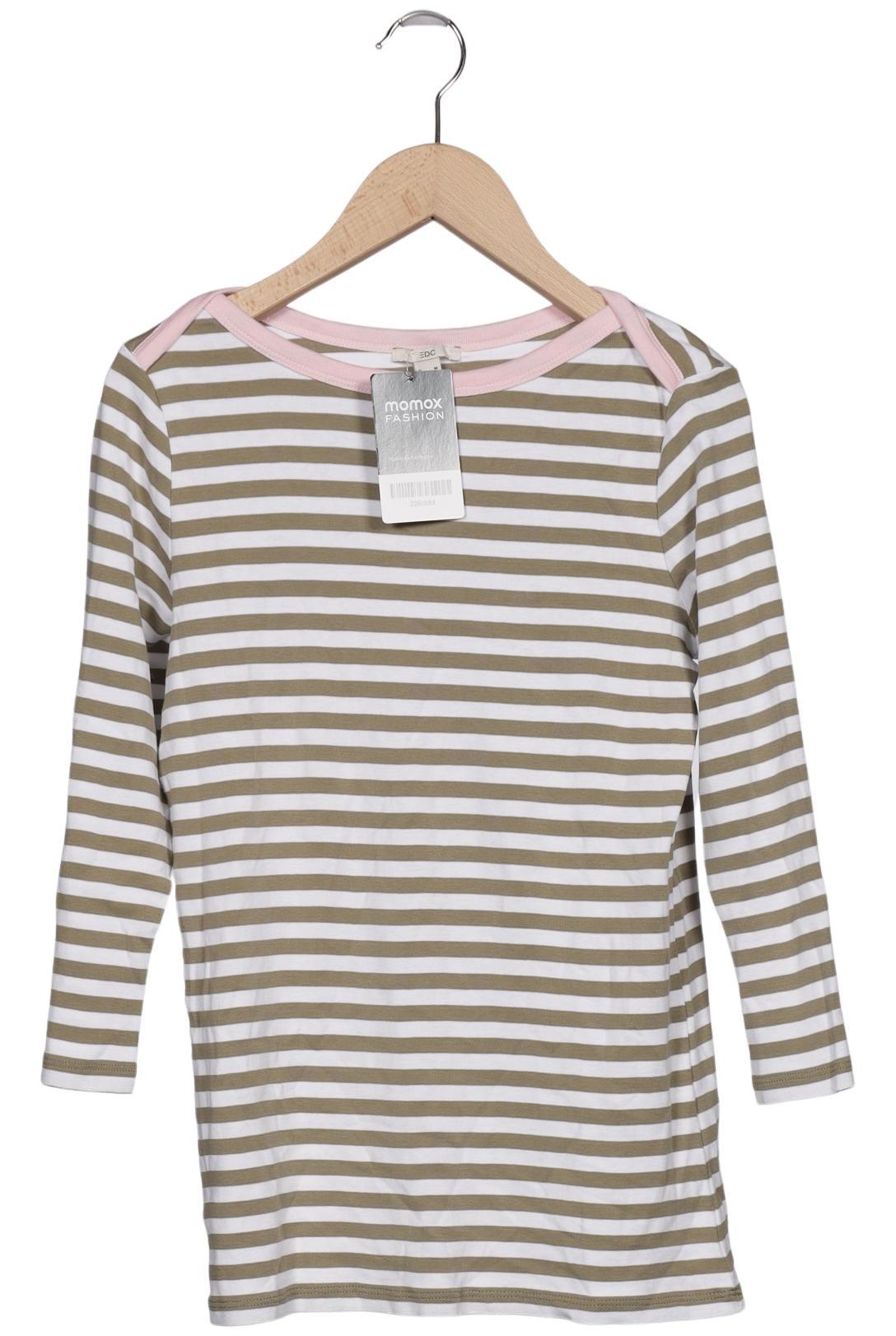 

edc by Esprit Damen Langarmshirt, mehrfarbig, Gr. 38