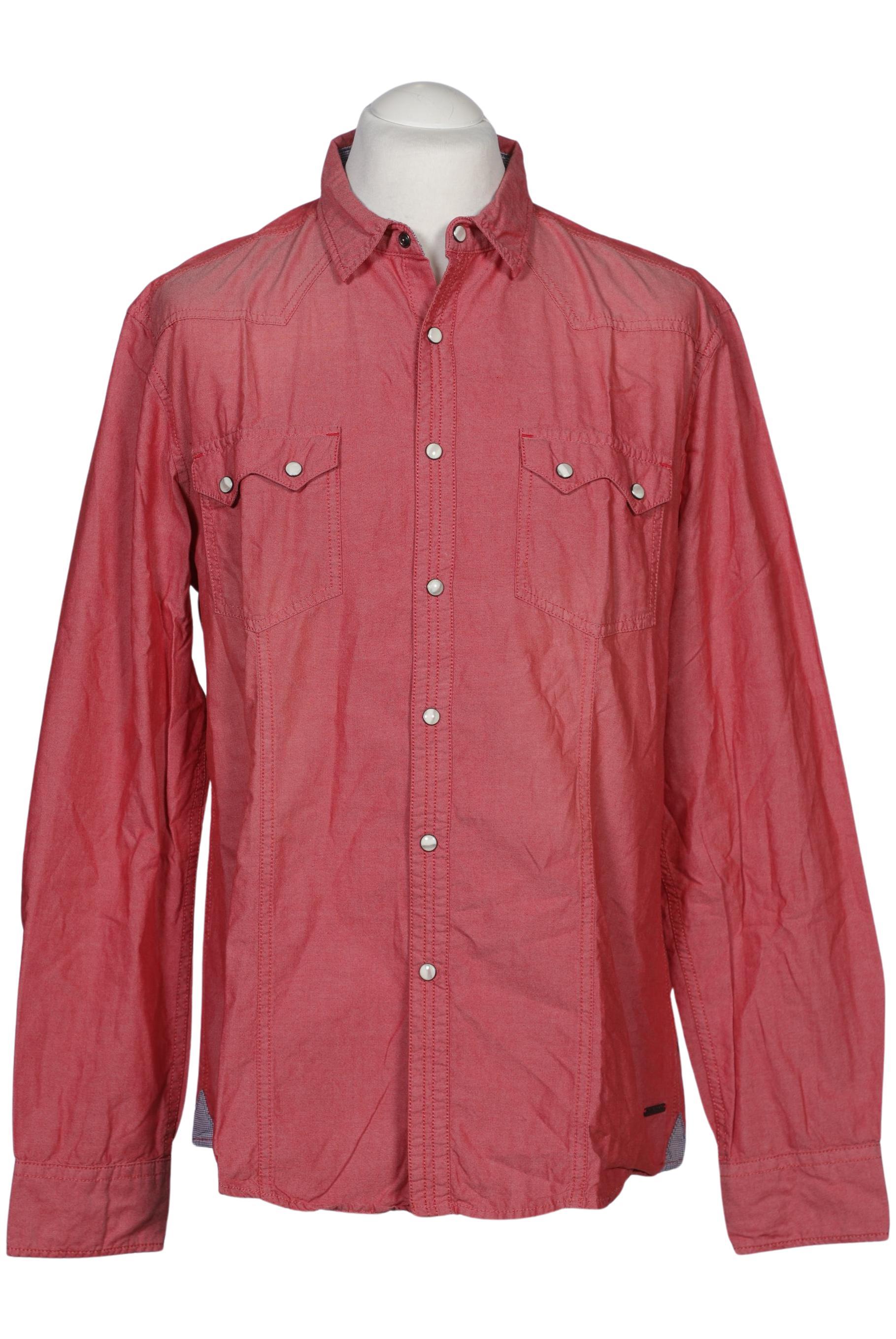 

edc by Esprit Herren Hemd, rot, Gr. 54