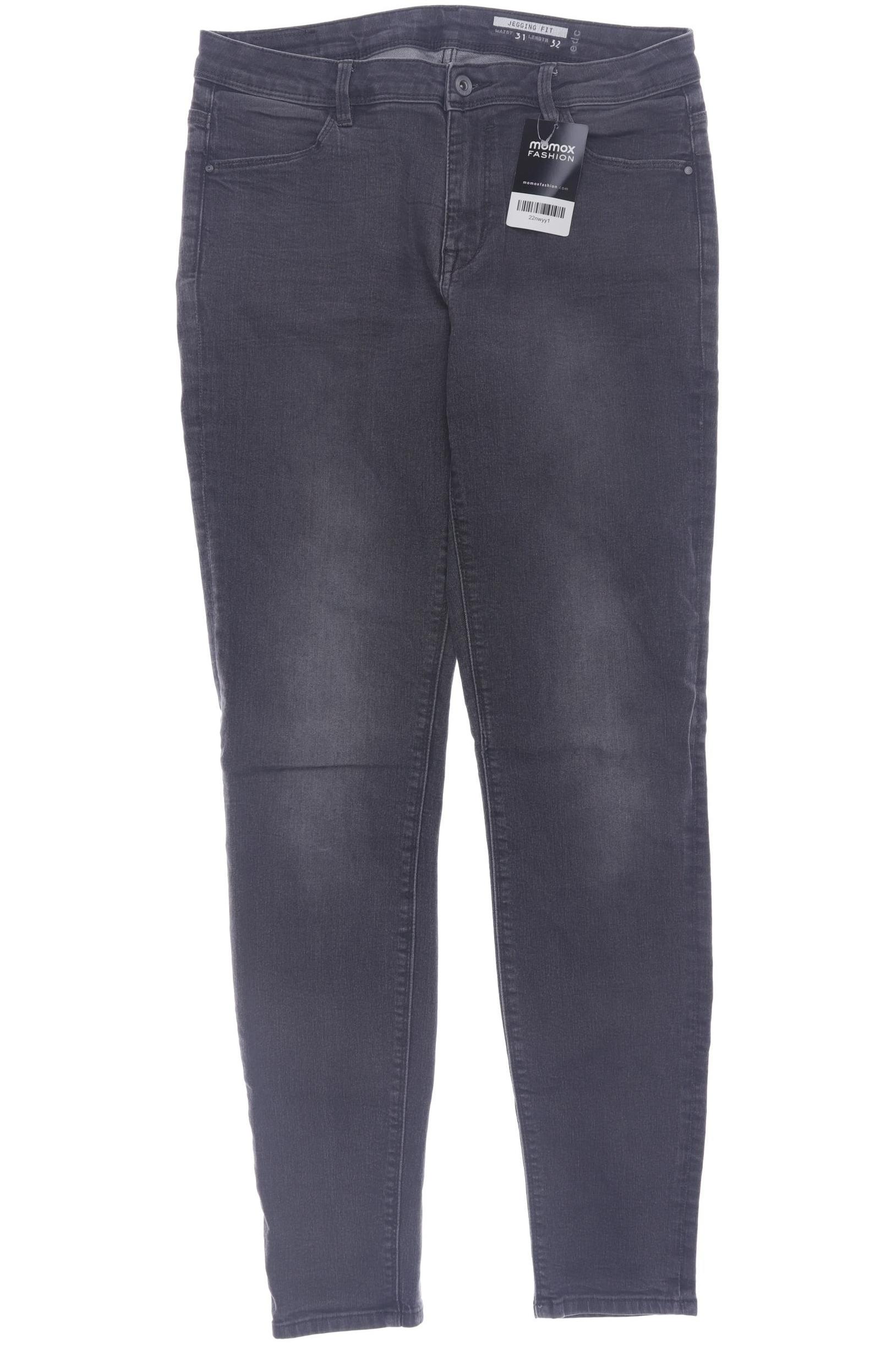 

edc by Esprit Damen Jeans, grau, Gr. 31