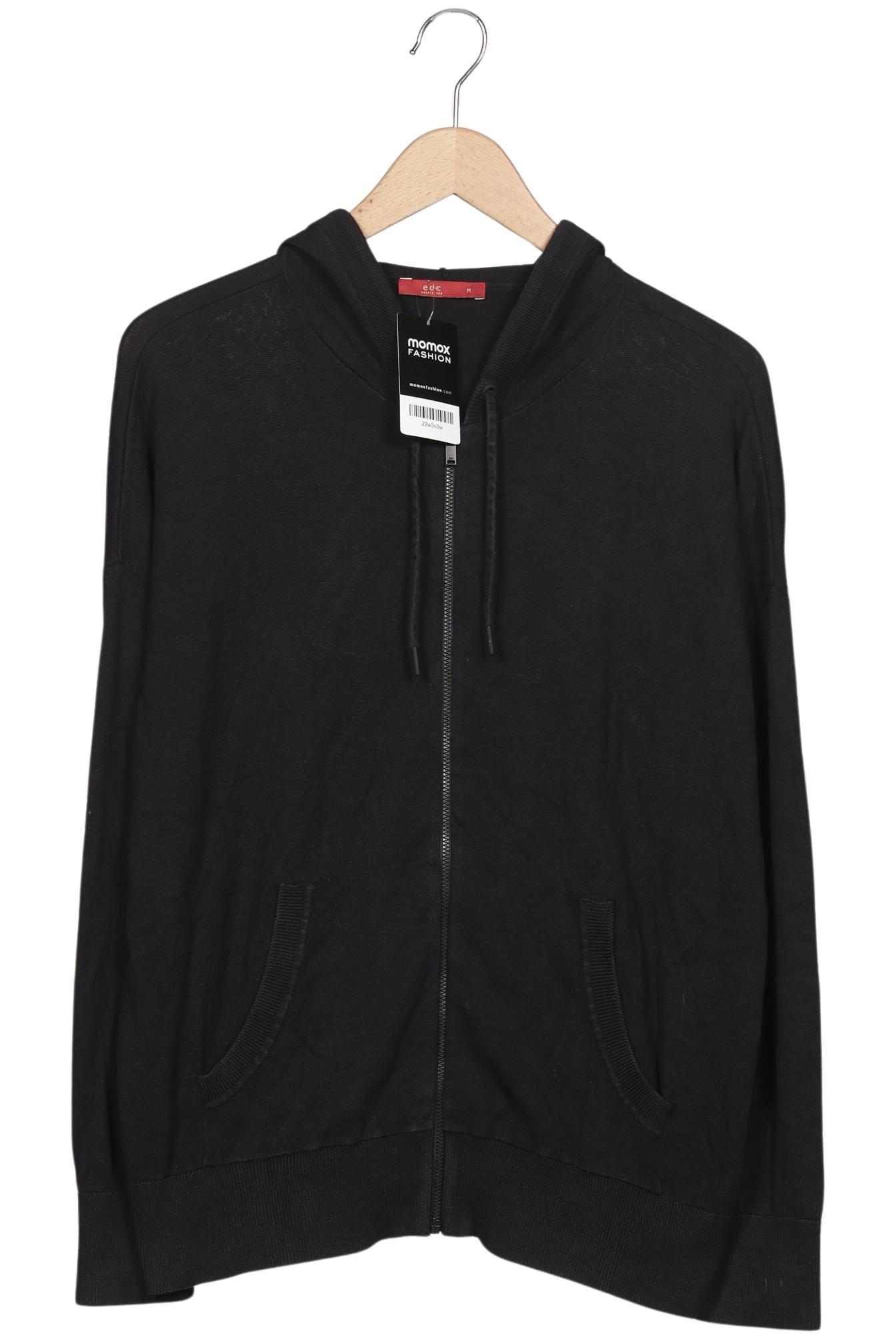 

edc by Esprit Herren Strickjacke, schwarz, Gr. 48