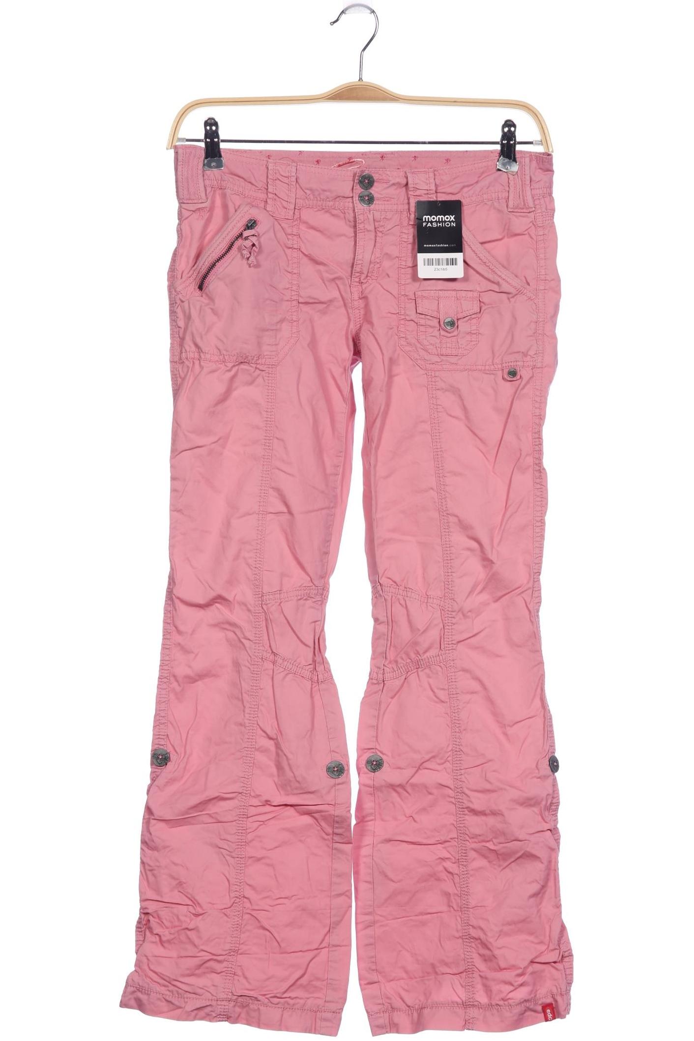 

edc by Esprit Damen Stoffhose, pink, Gr. 36