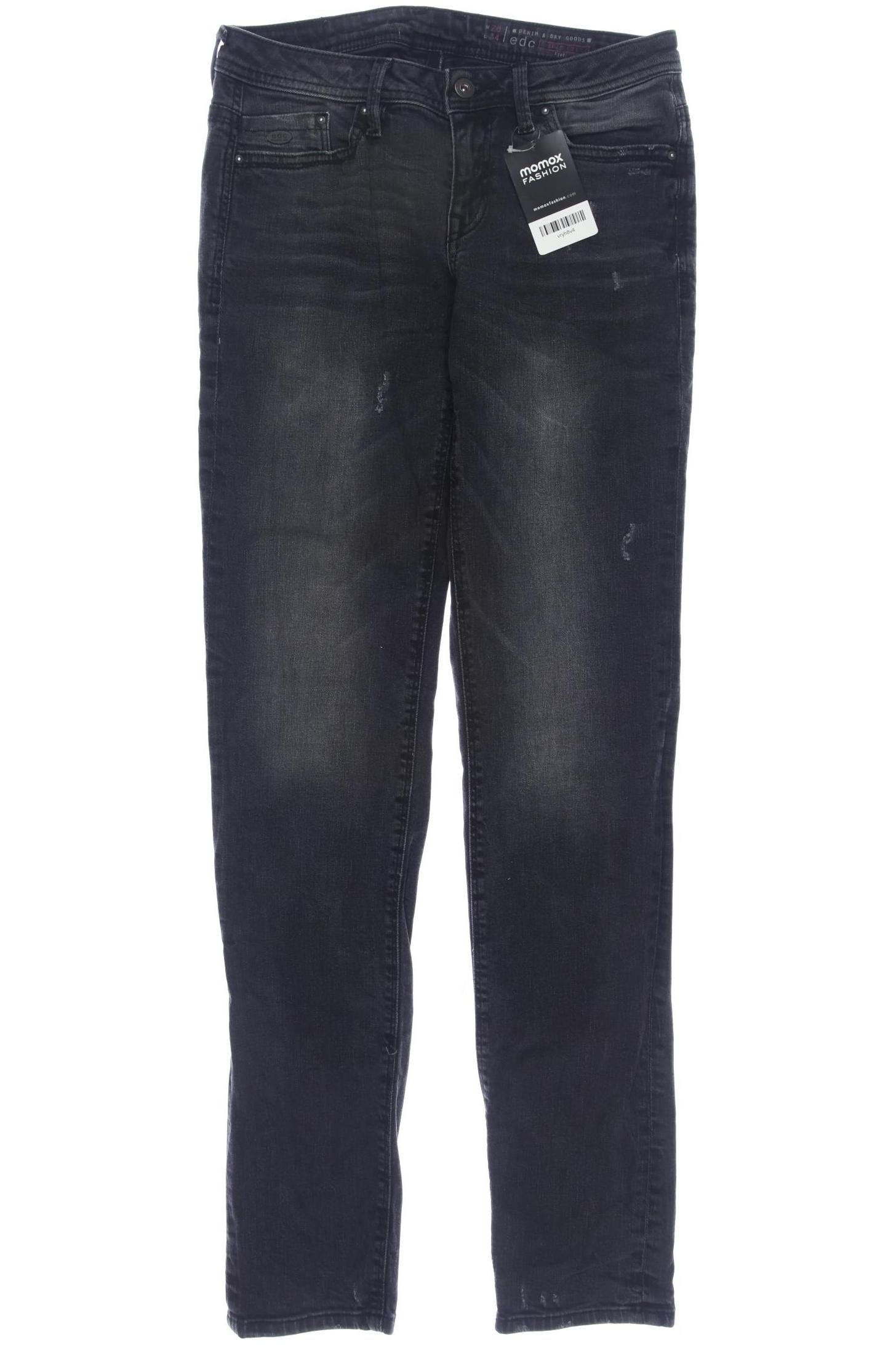 

edc by Esprit Damen Jeans, grau, Gr. 28