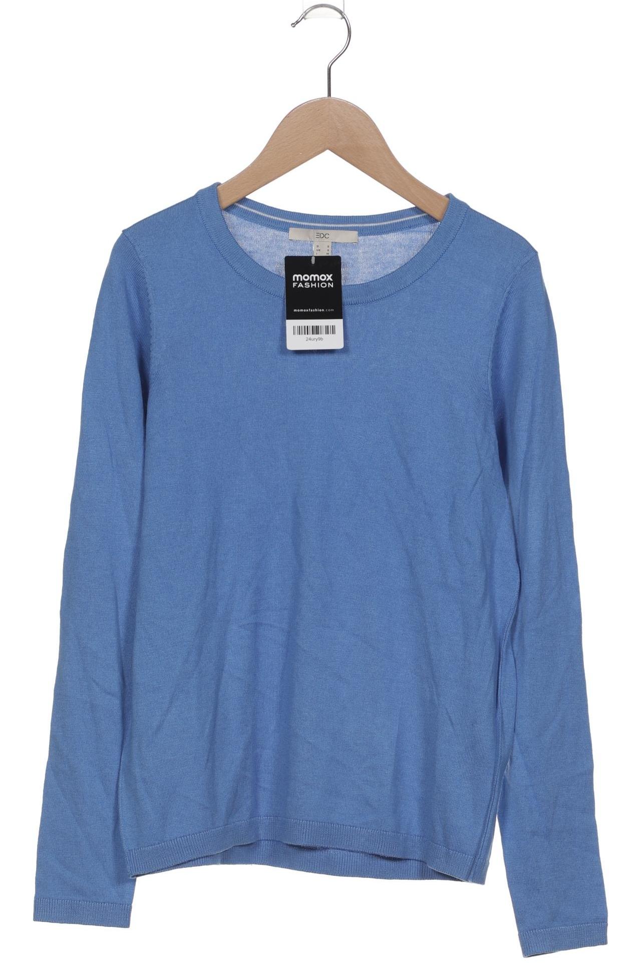 

edc by Esprit Damen Pullover, blau, Gr. 36