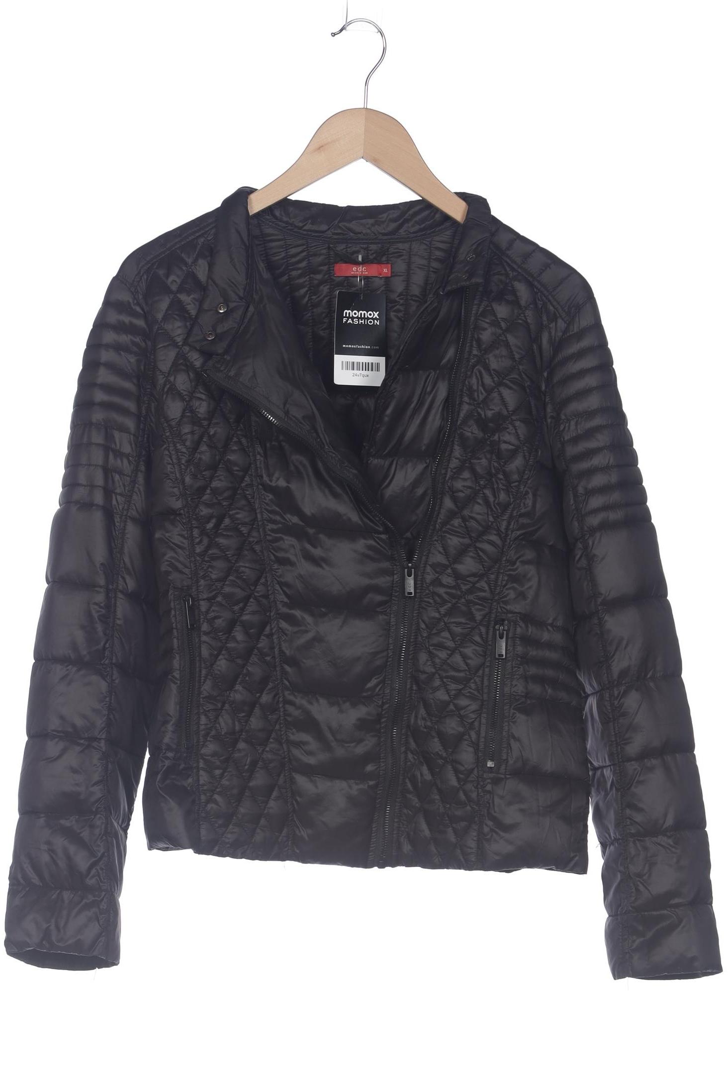 

edc by Esprit Damen Jacke, schwarz, Gr. 44