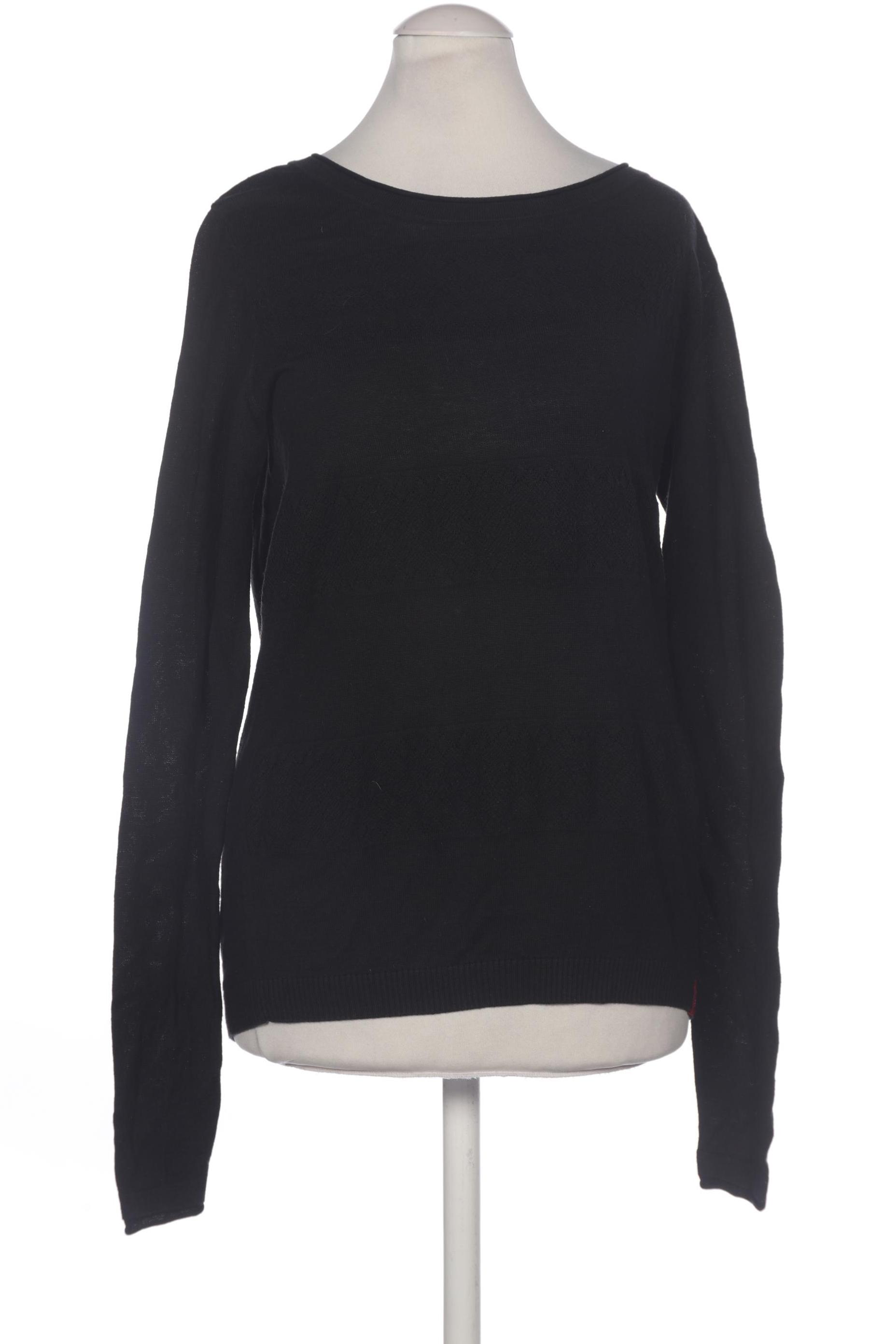 

edc by Esprit Damen Pullover, schwarz, Gr. 38