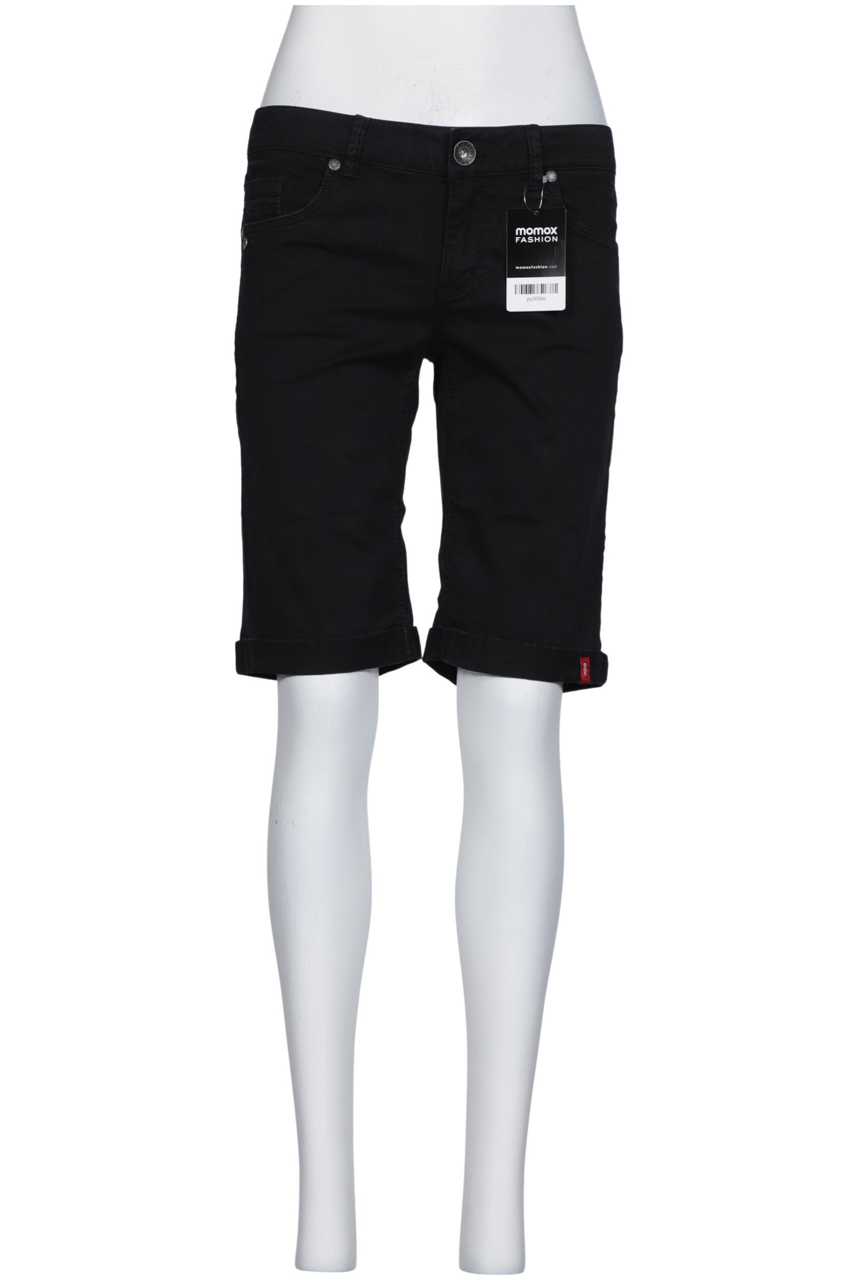 

edc by Esprit Damen Shorts, schwarz, Gr. 38