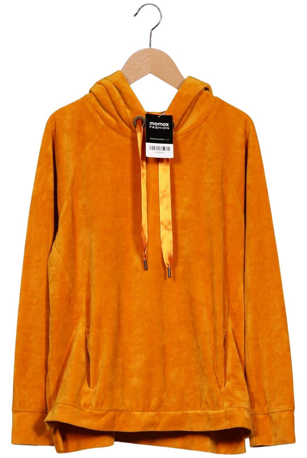 

edc by Esprit Damen Kapuzenpullover, orange, Gr. 38