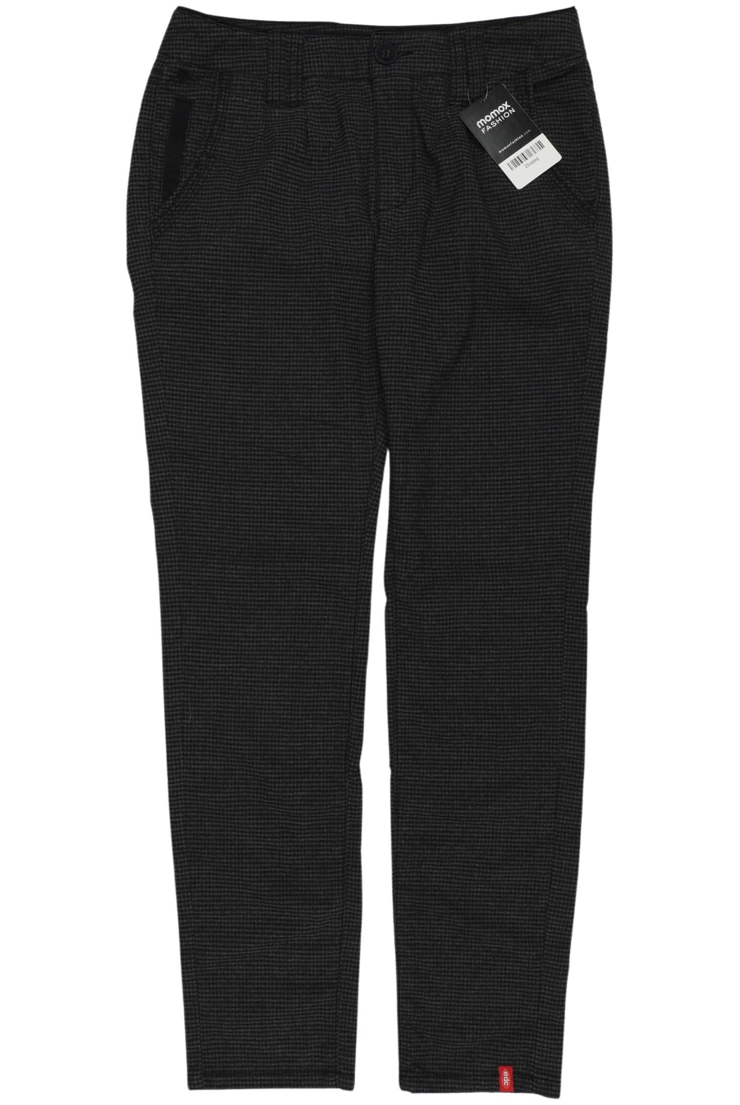 

edc by Esprit Damen Stoffhose, grau, Gr. 30