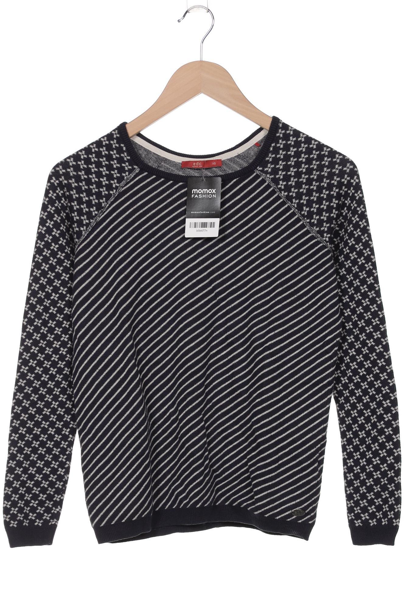

edc by Esprit Damen Pullover, marineblau, Gr. 34