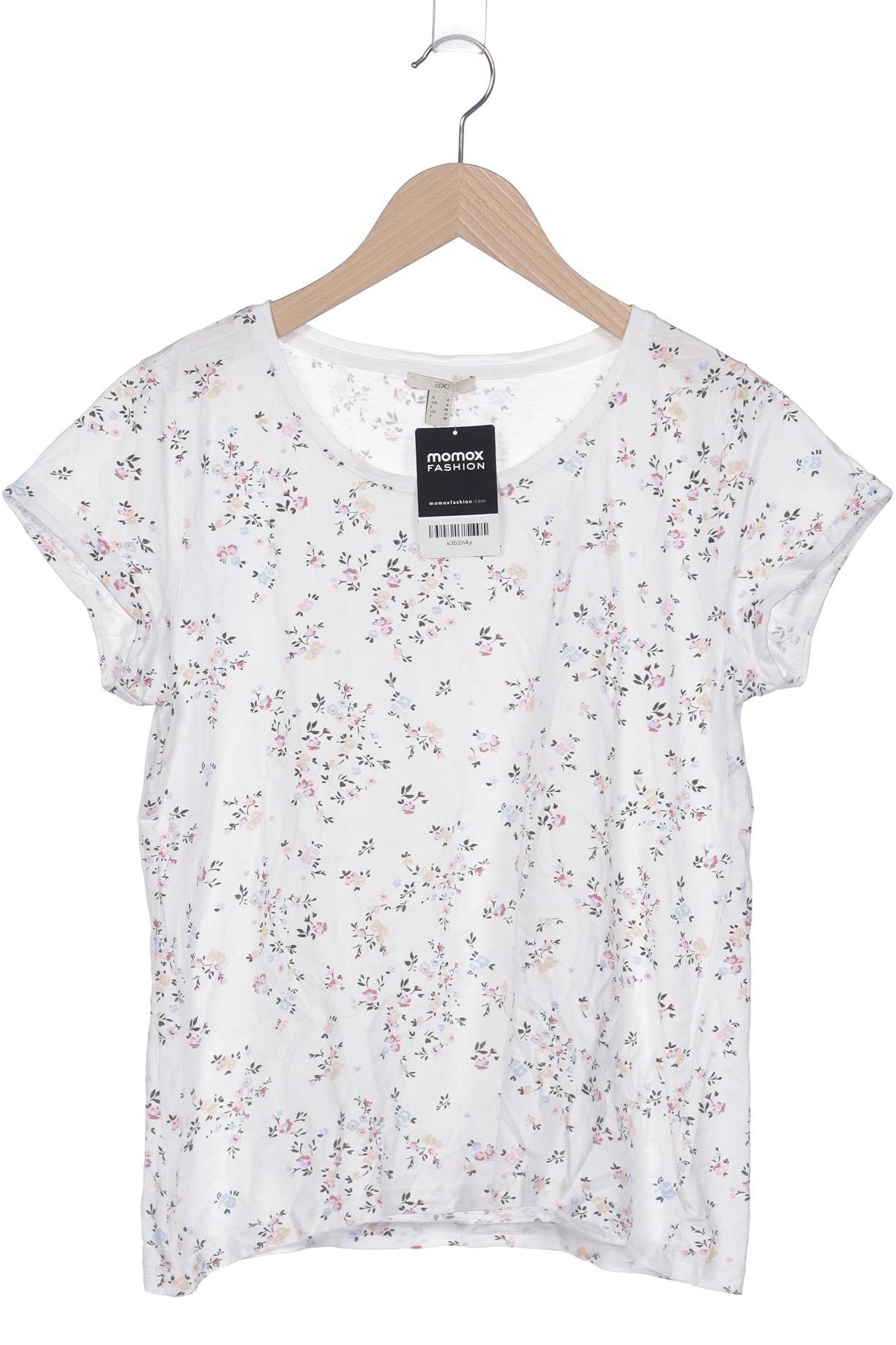 

edc by Esprit Damen T-Shirt, weiß, Gr. 36