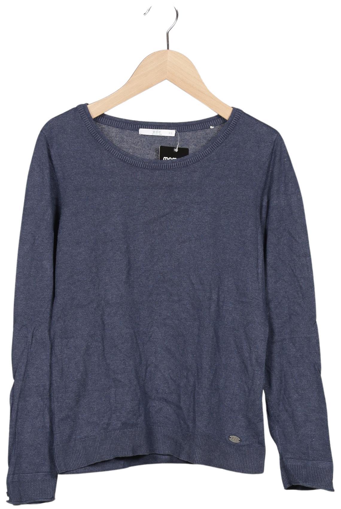 

edc by Esprit Damen Pullover, marineblau, Gr. 34