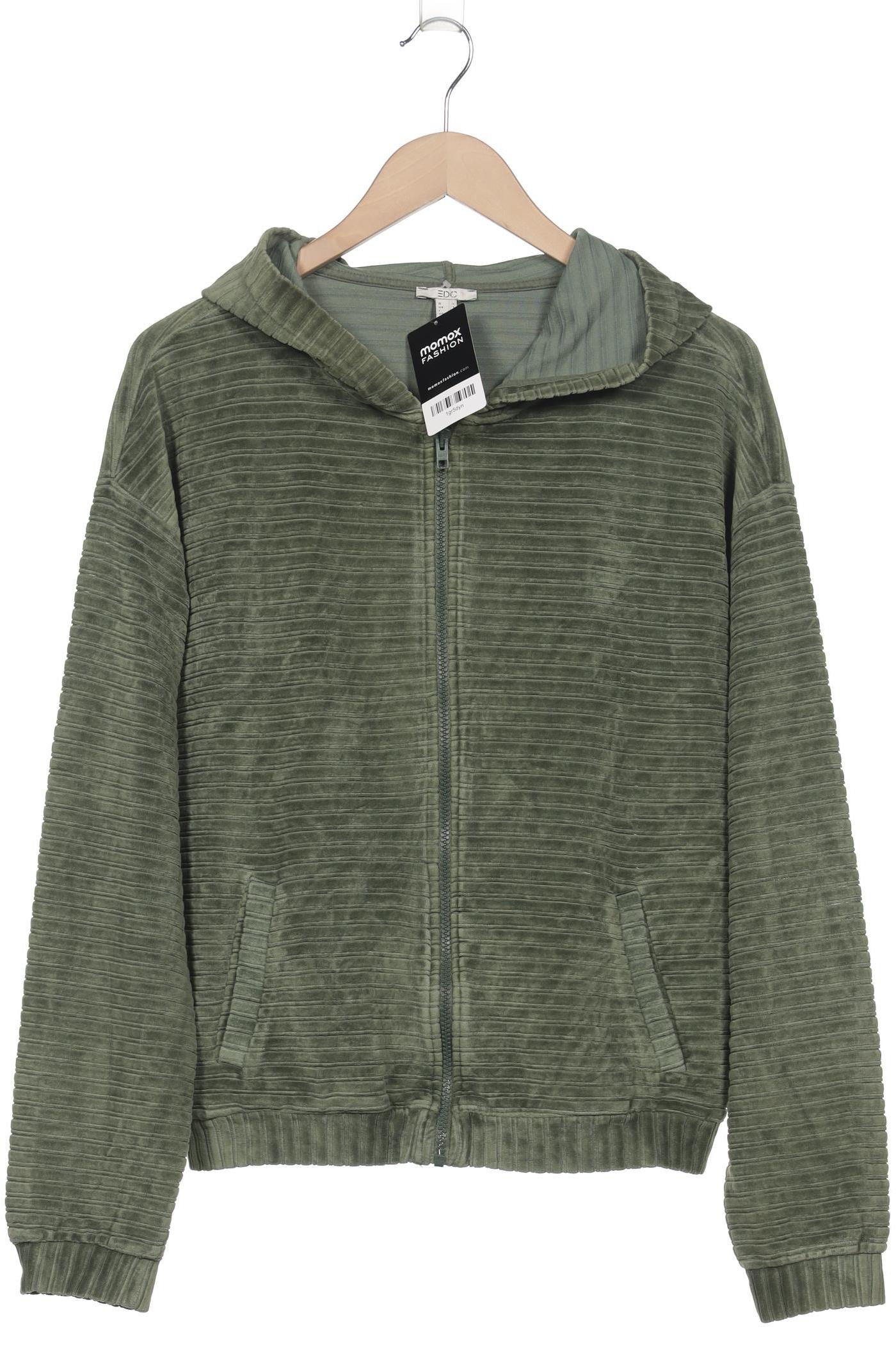 

edc by Esprit Damen Kapuzenpullover, grün, Gr. 42