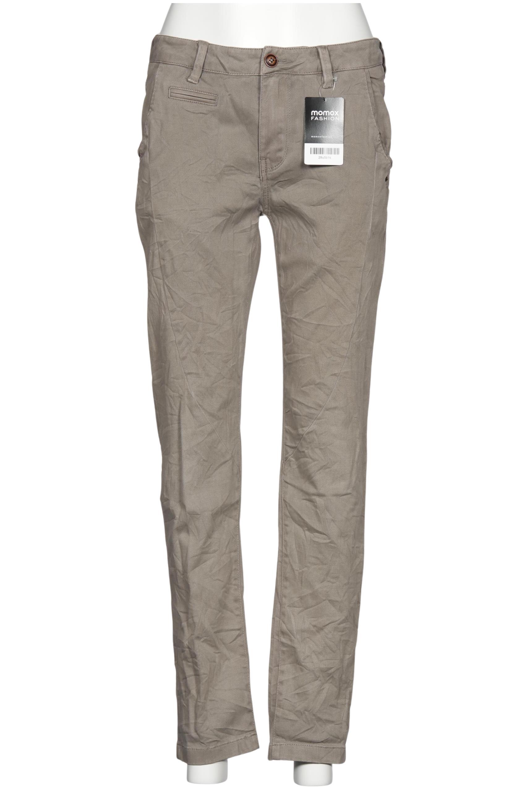 

edc by Esprit Damen Stoffhose, beige, Gr. 32