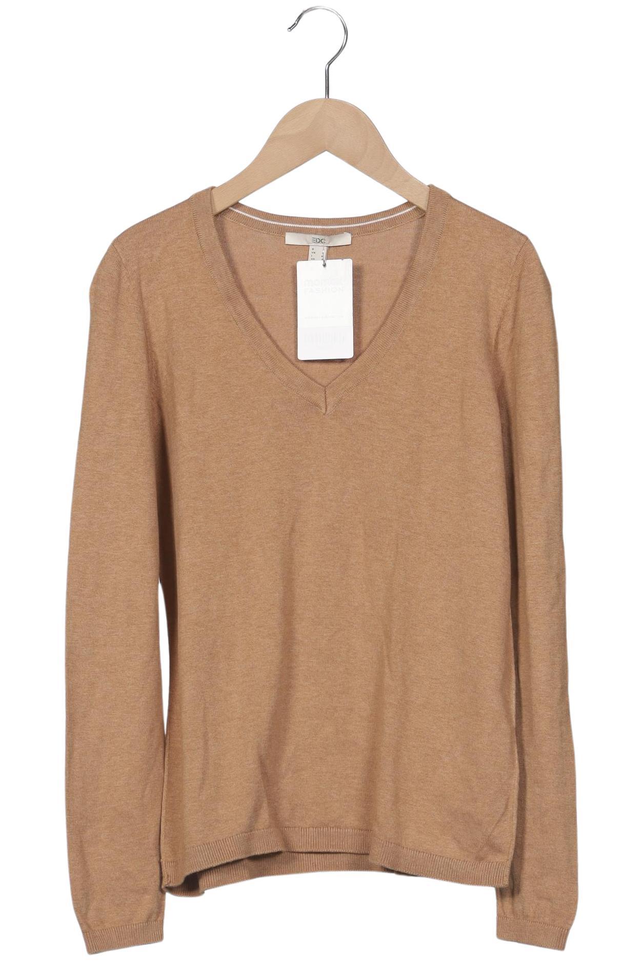 

edc by Esprit Damen Pullover, beige, Gr. 36