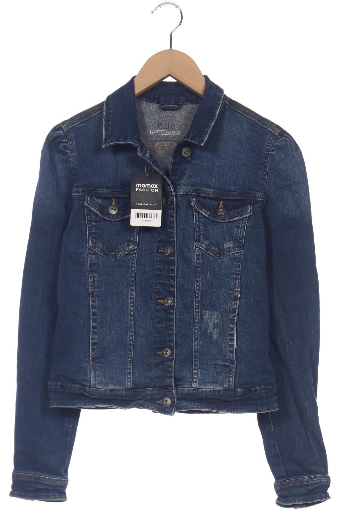 

edc by Esprit Damen Jacke, blau, Gr. 34