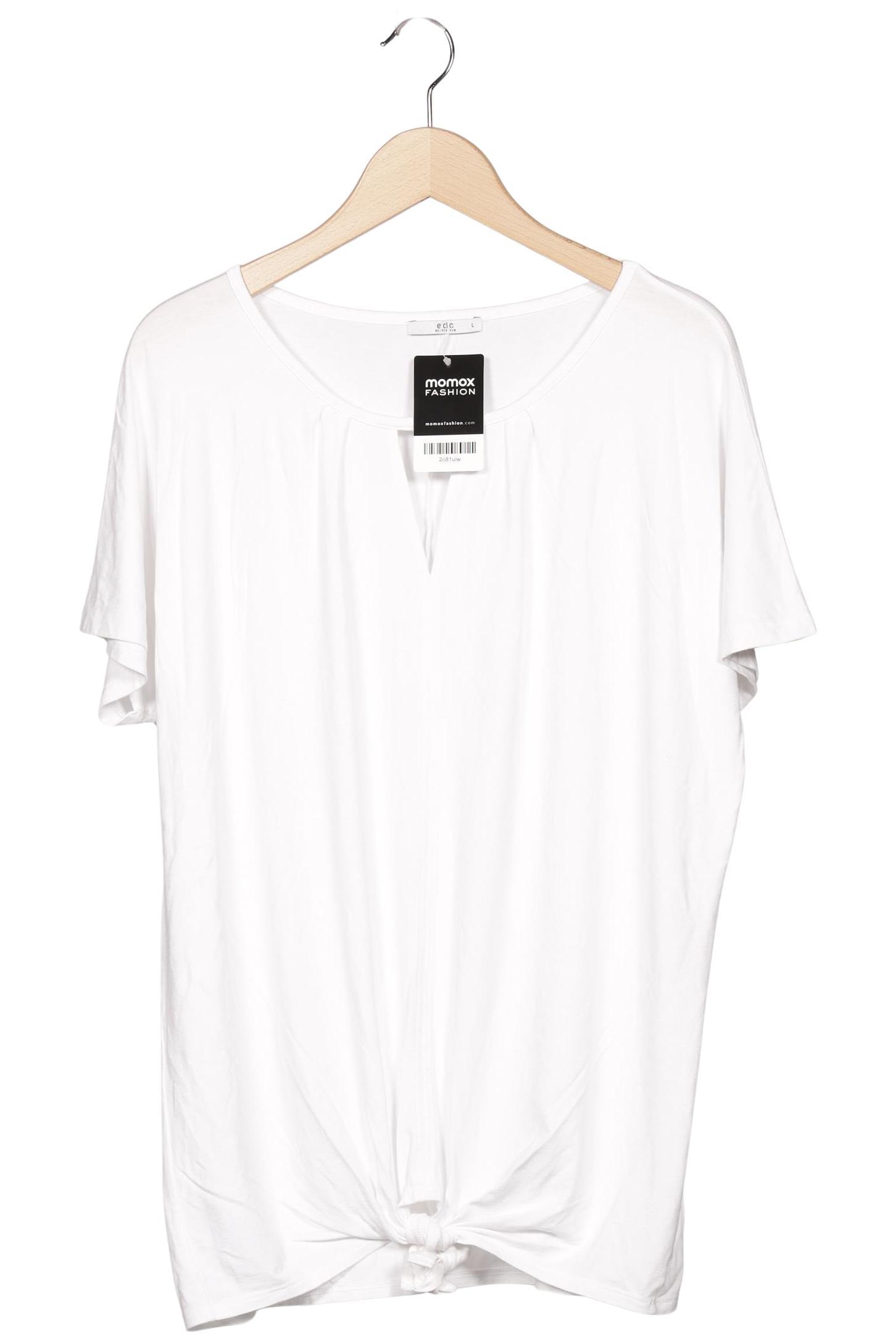 

edc by Esprit Damen T-Shirt, weiß, Gr. 42