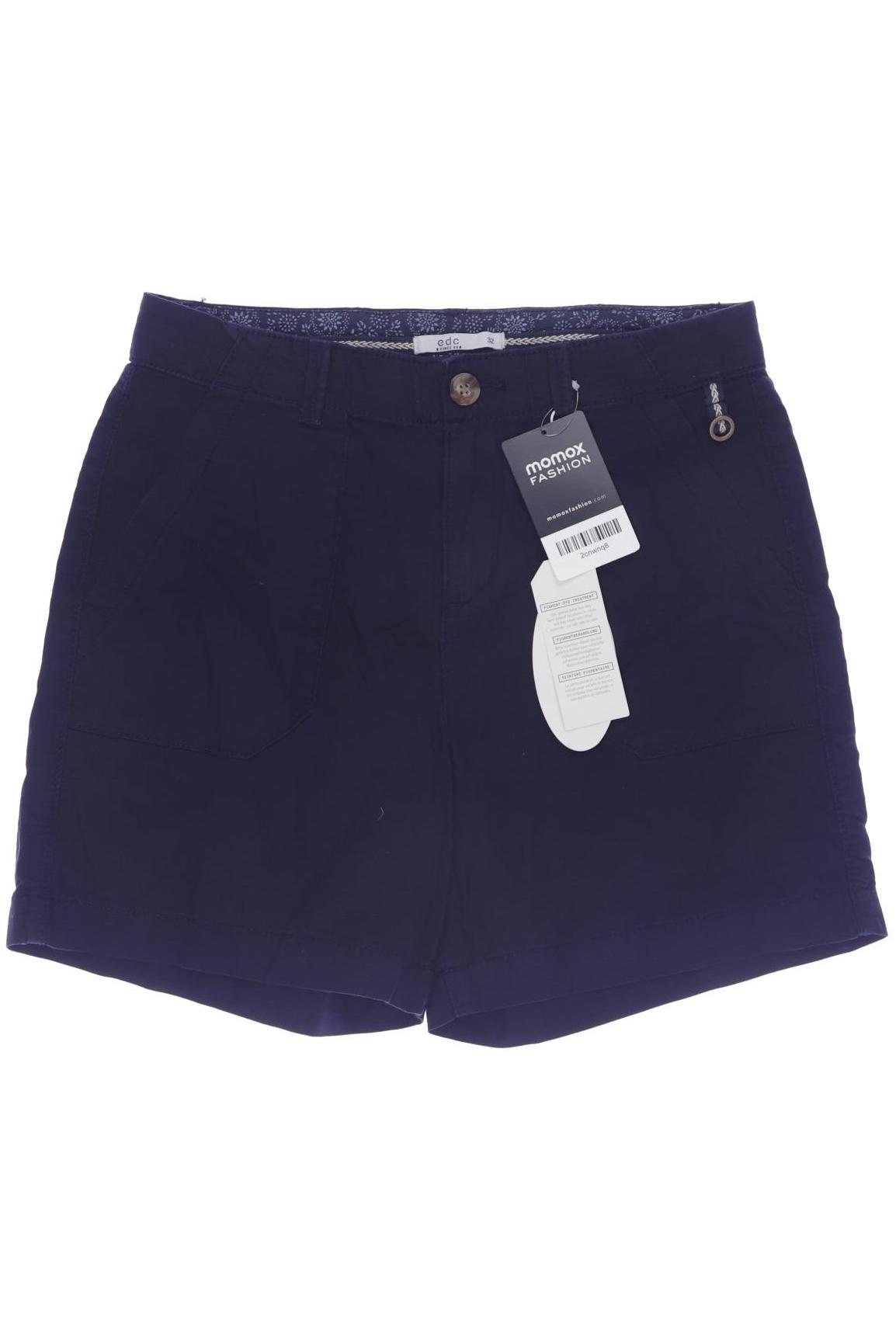 

edc by Esprit Damen Shorts, marineblau, Gr. 32