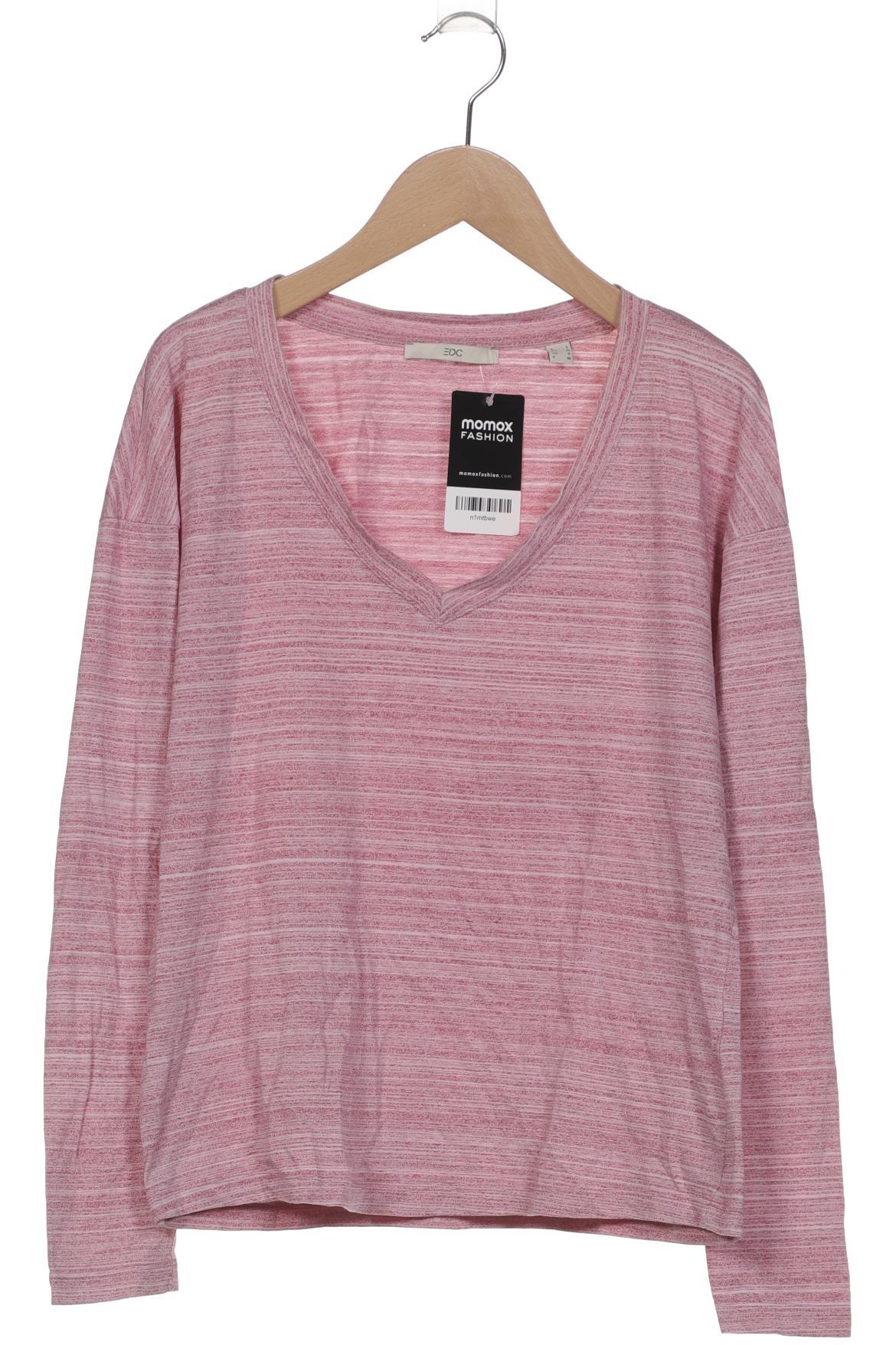 

edc by Esprit Damen Langarmshirt, pink, Gr. 36