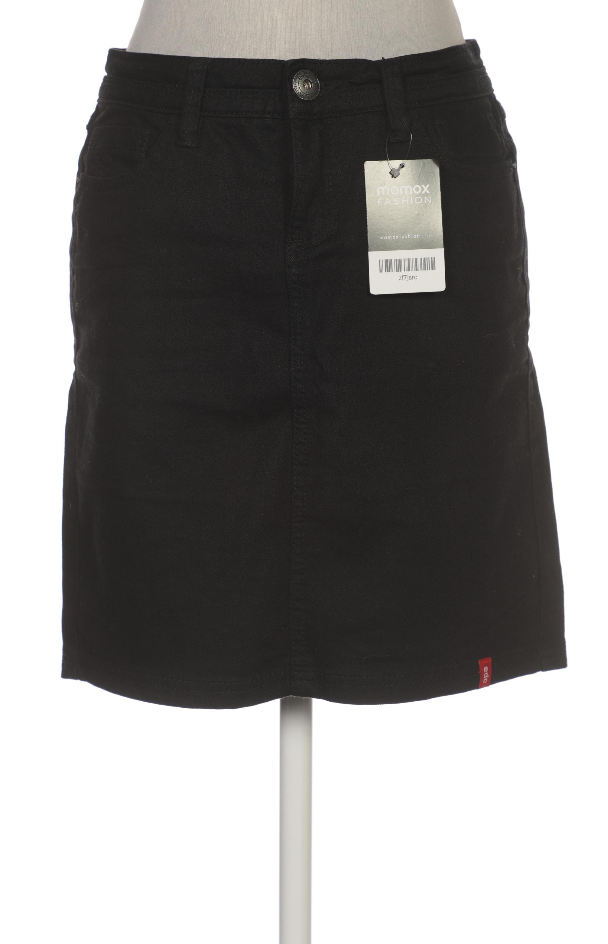 

edc by Esprit Damen Rock, schwarz, Gr. 32