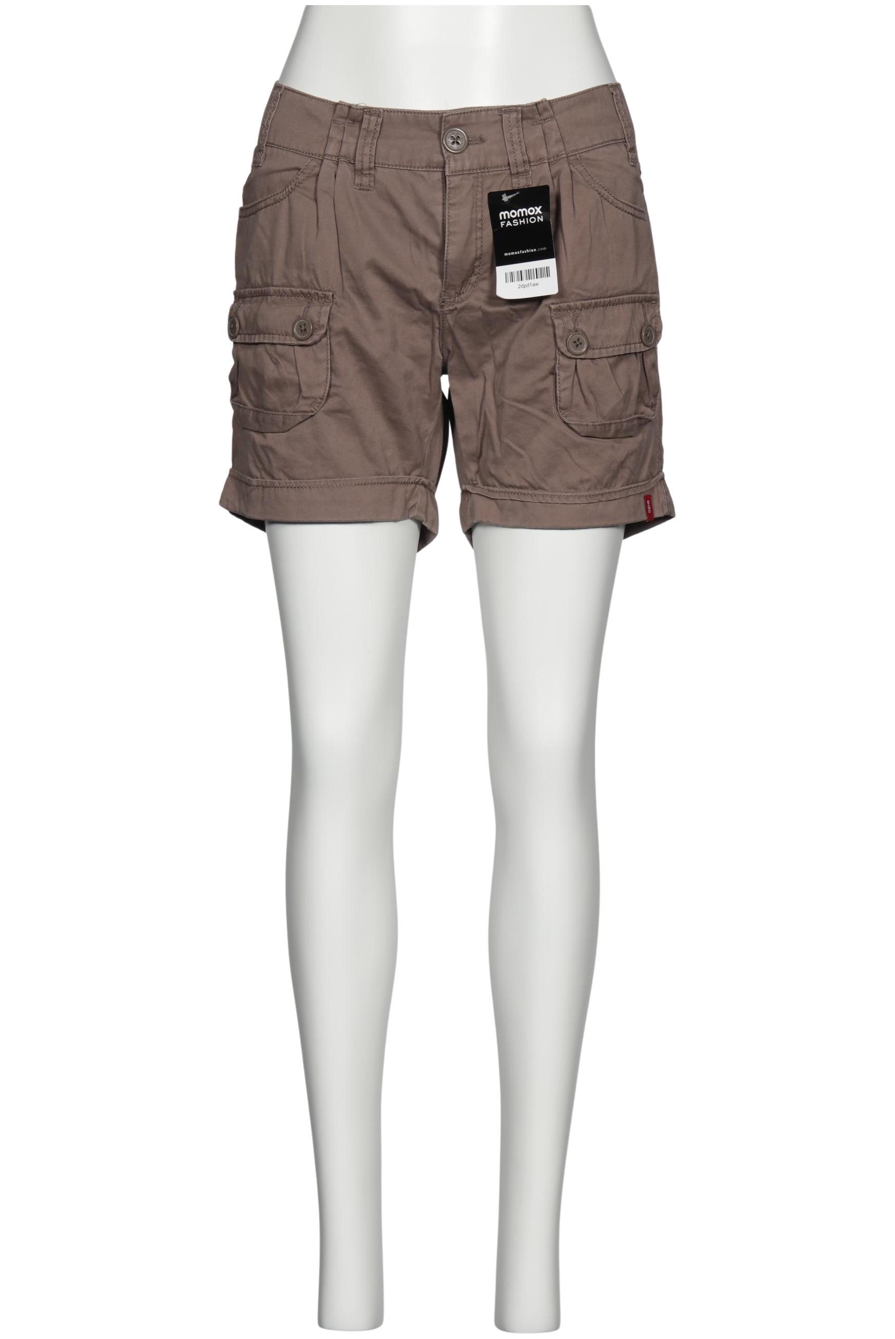 

edc by Esprit Damen Shorts, grau, Gr. 34