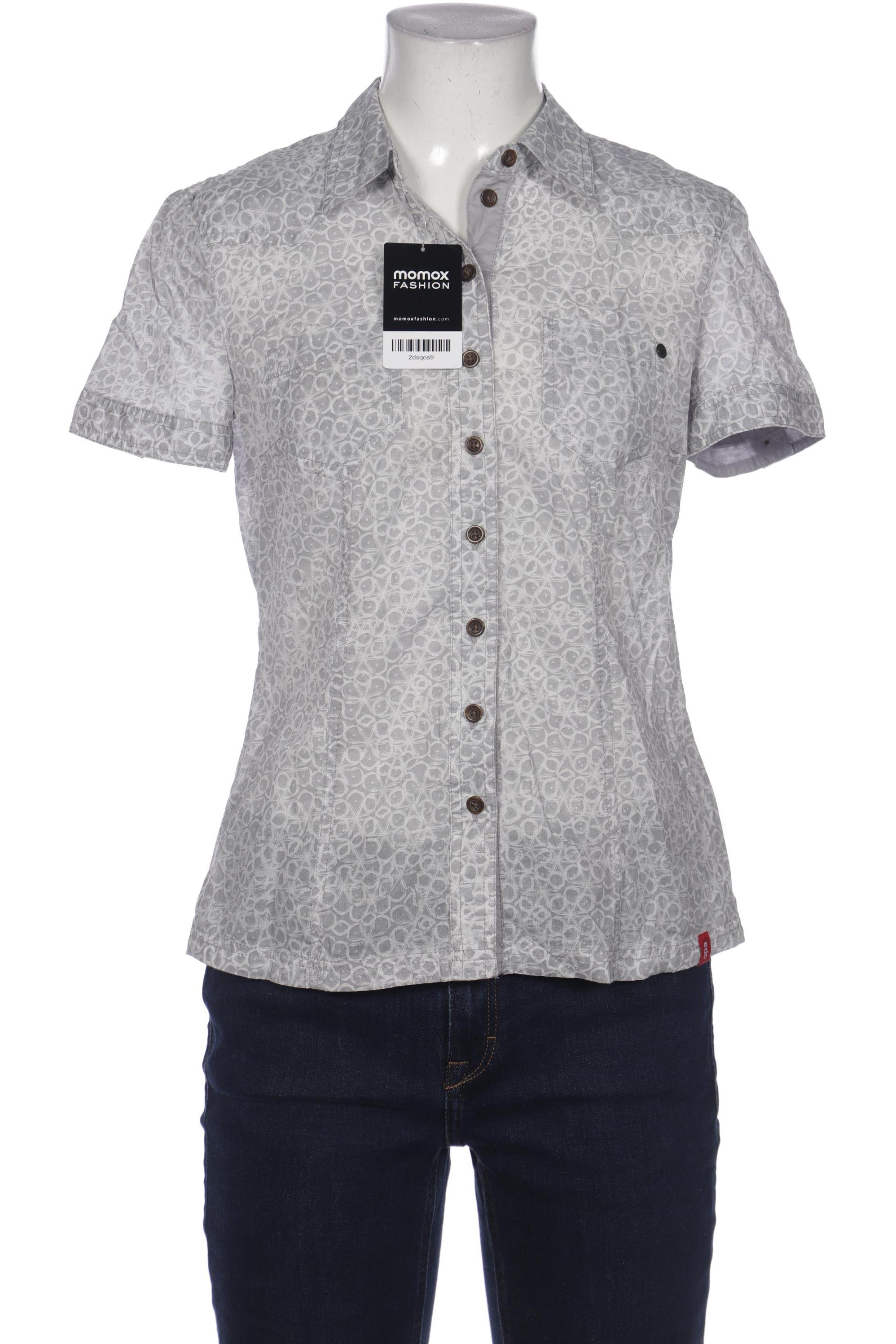

edc by Esprit Damen Bluse, grau, Gr. 34
